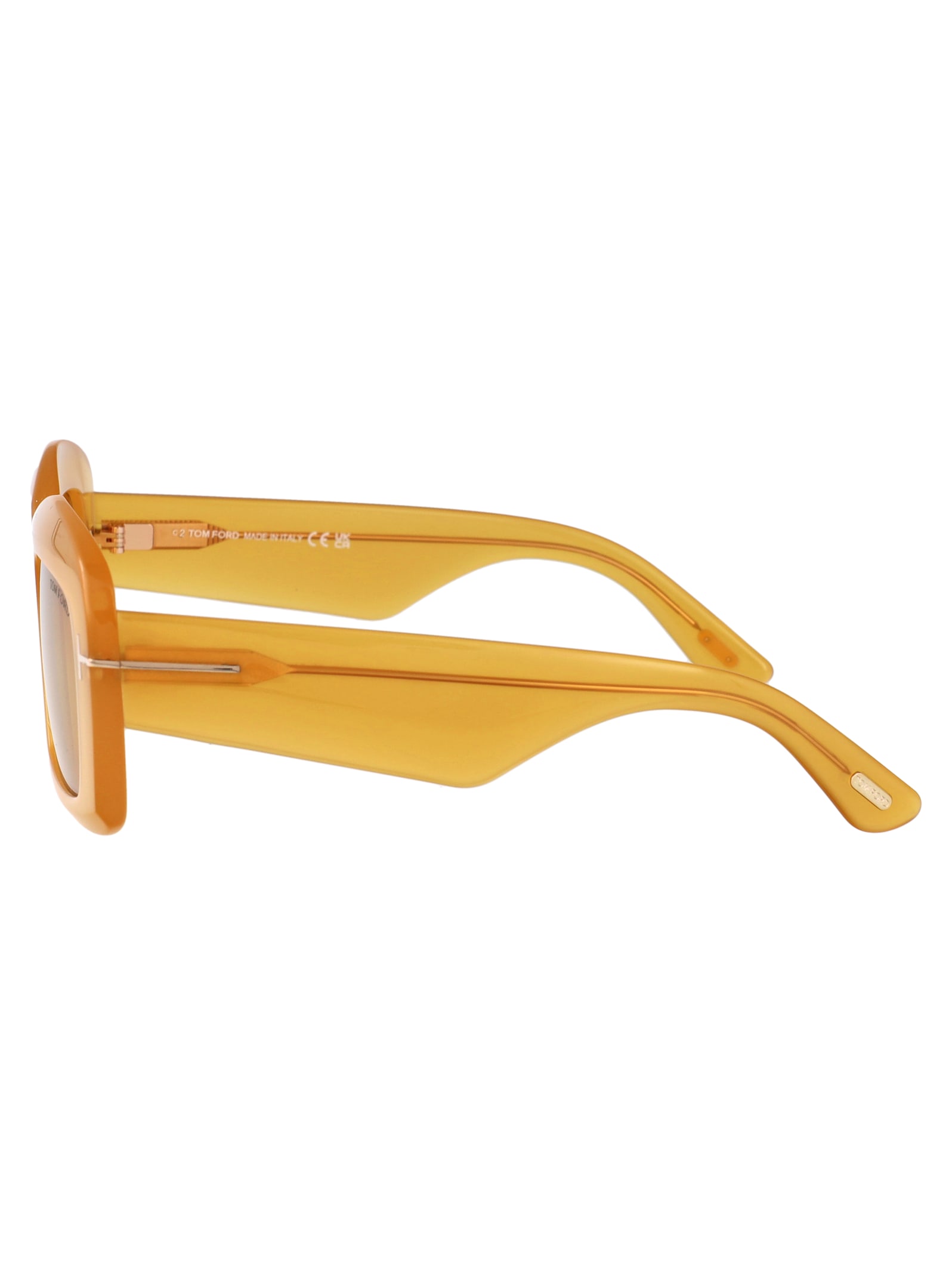 Tom Ford Full Frame Sunglasses In Gold
