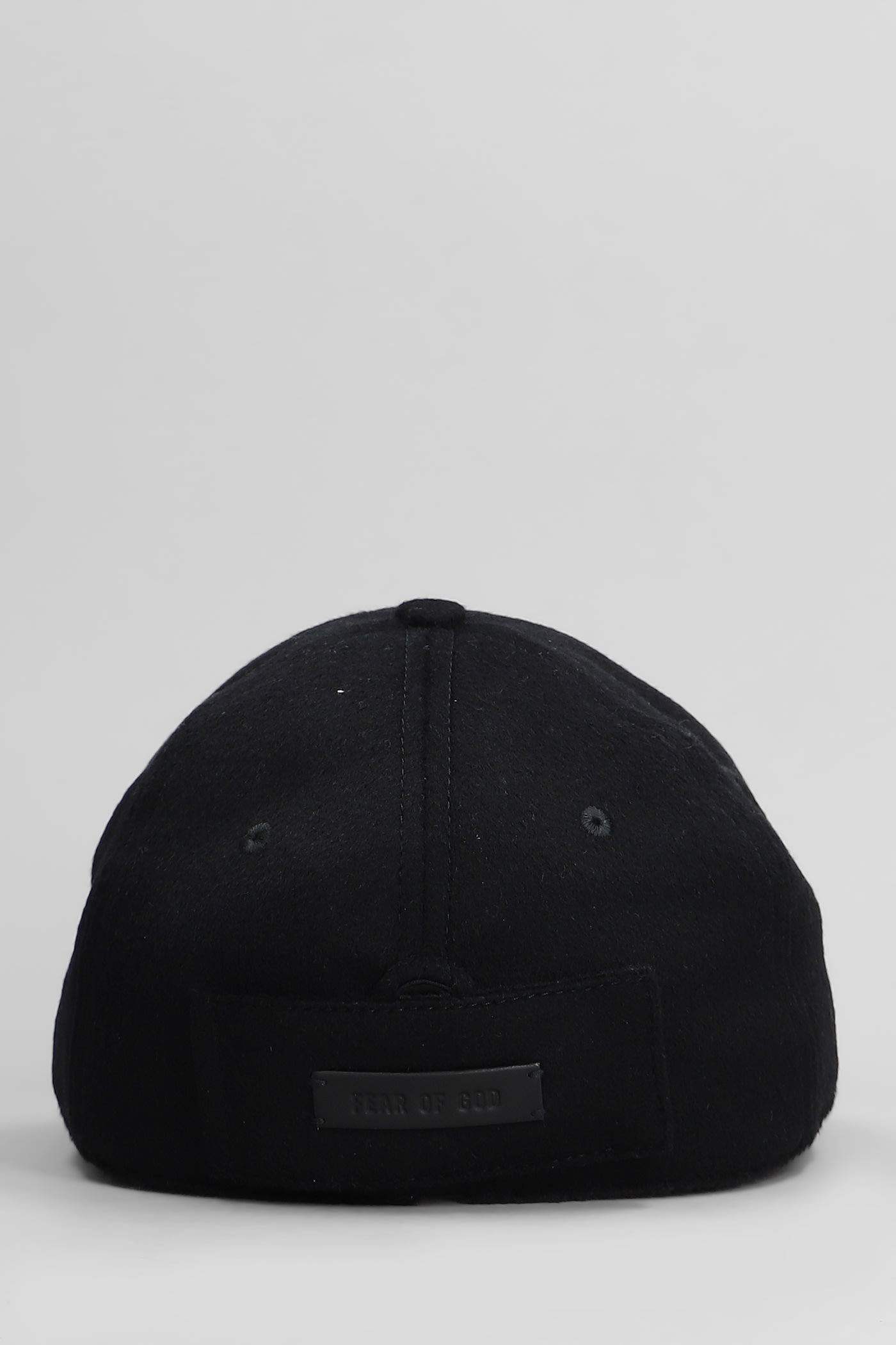 Shop Fear Of God Hats In Black Wool