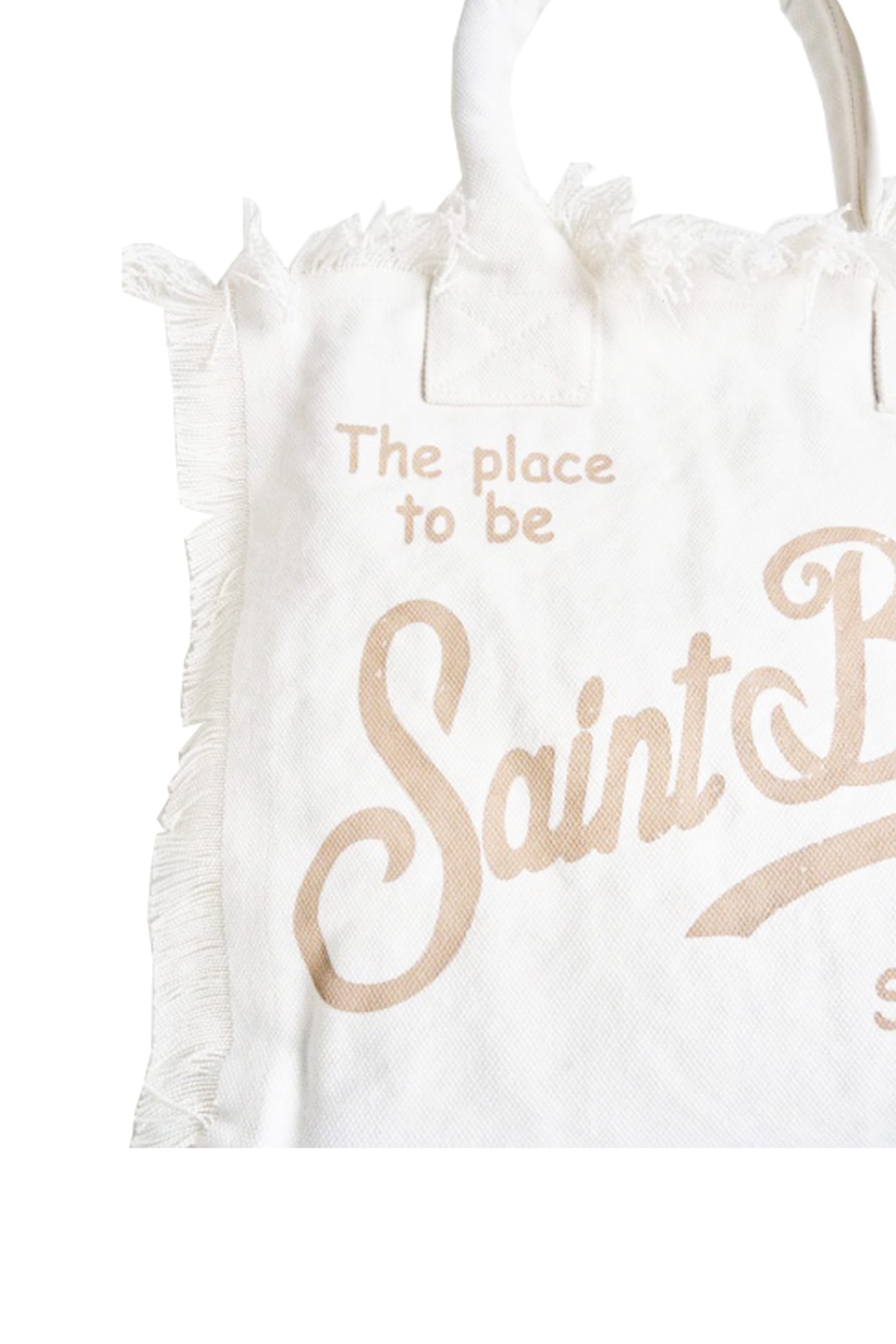 Shop Mc2 Saint Barth Vanity Shoulder Bag In White