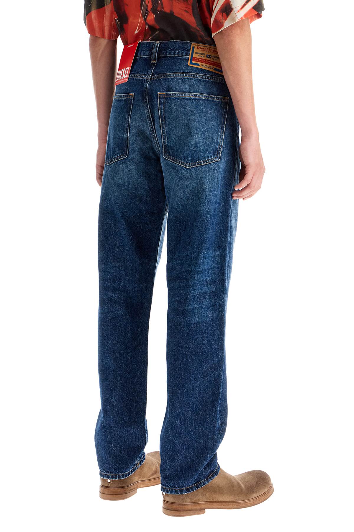 Shop Diesel Straight Leg Jeans 2010 D In Denim (blue)