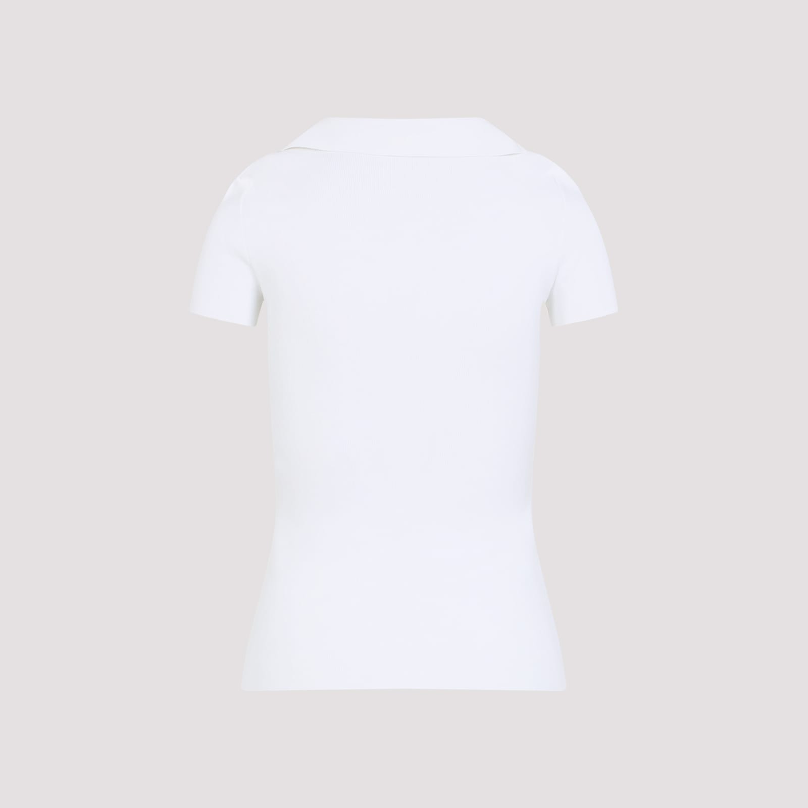 Balenciaga White Short-sleeve Nano Bb Tank Top In White
