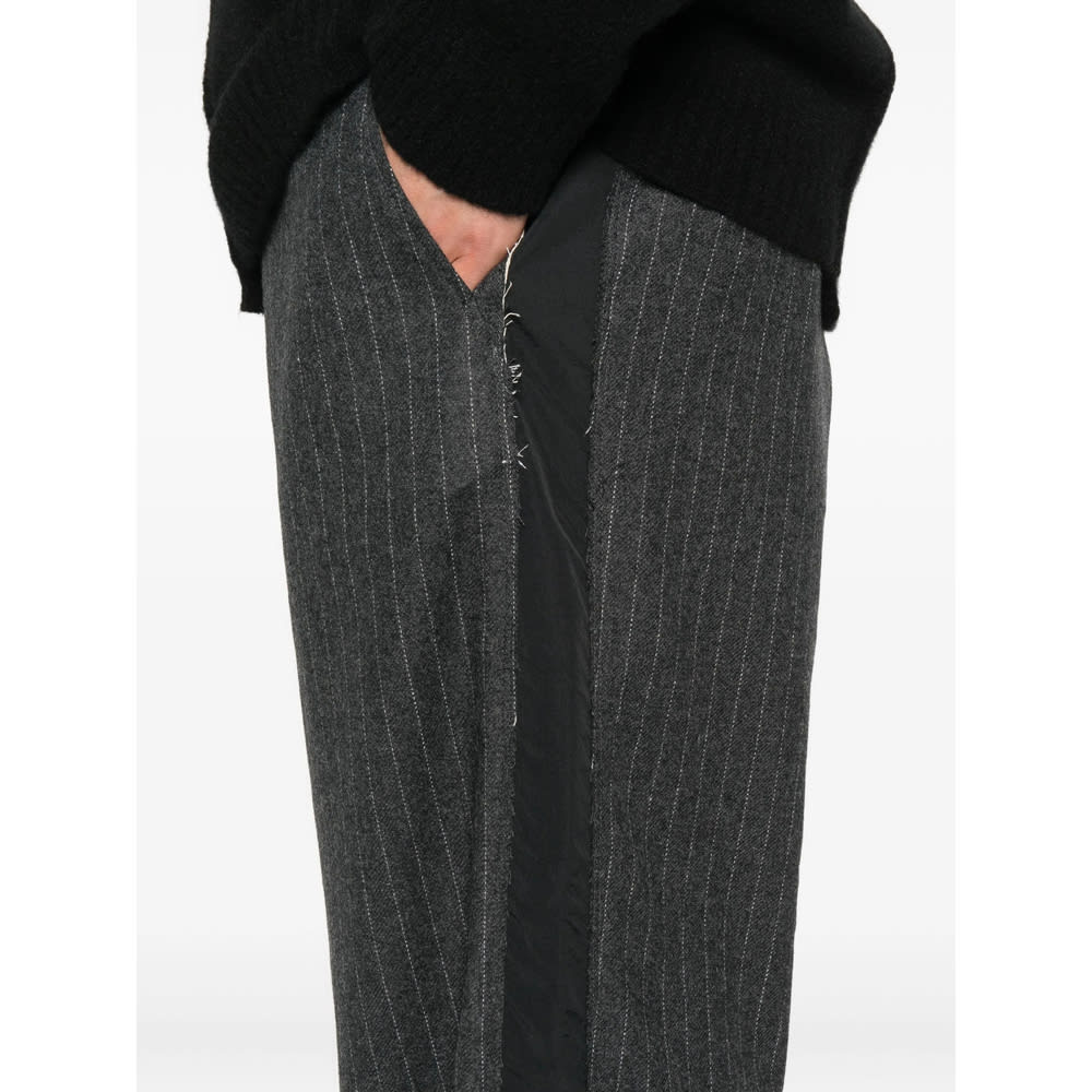 Isabel Benenato Pants Gray In Gray