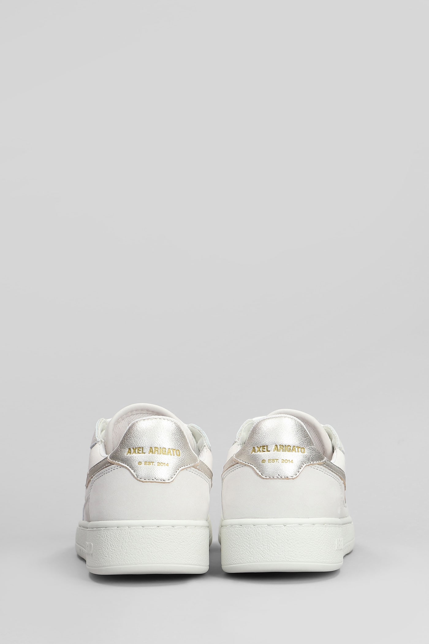 Axel Arigato Dice-a Sneakers In White Leather In White