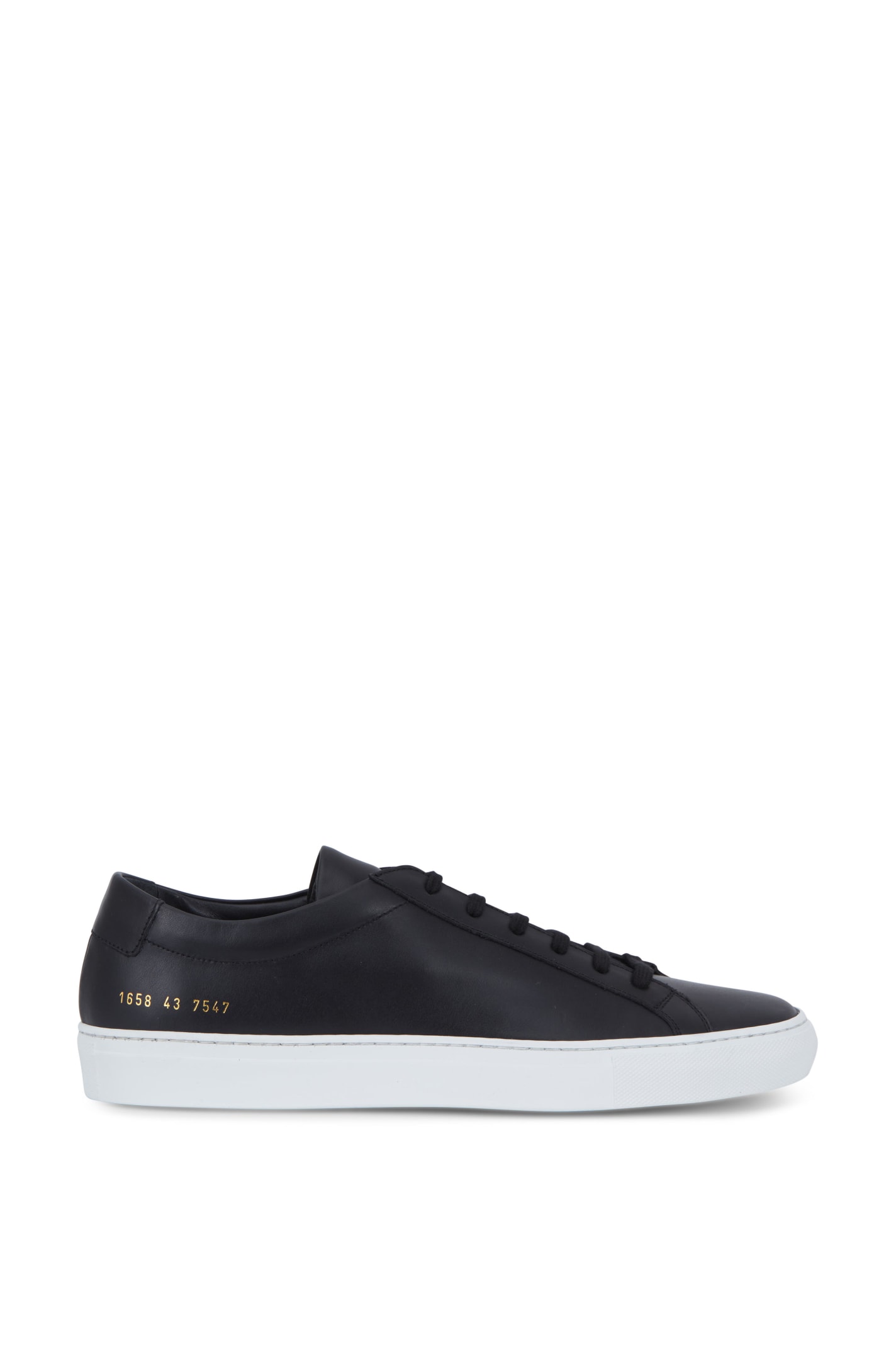 Common Projects Common Projects Achilles Low White Sole - Black ...