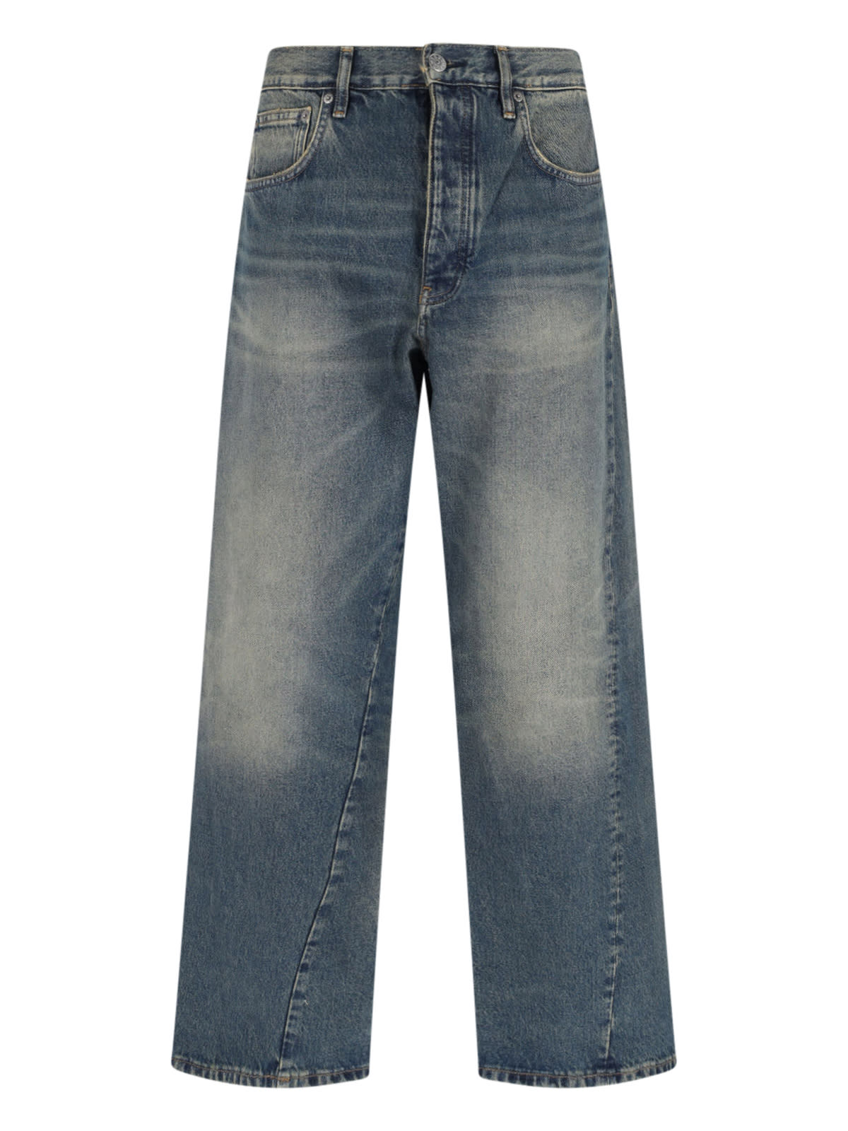 Sunflower Button-fly Five-pocket Jeans In Blue