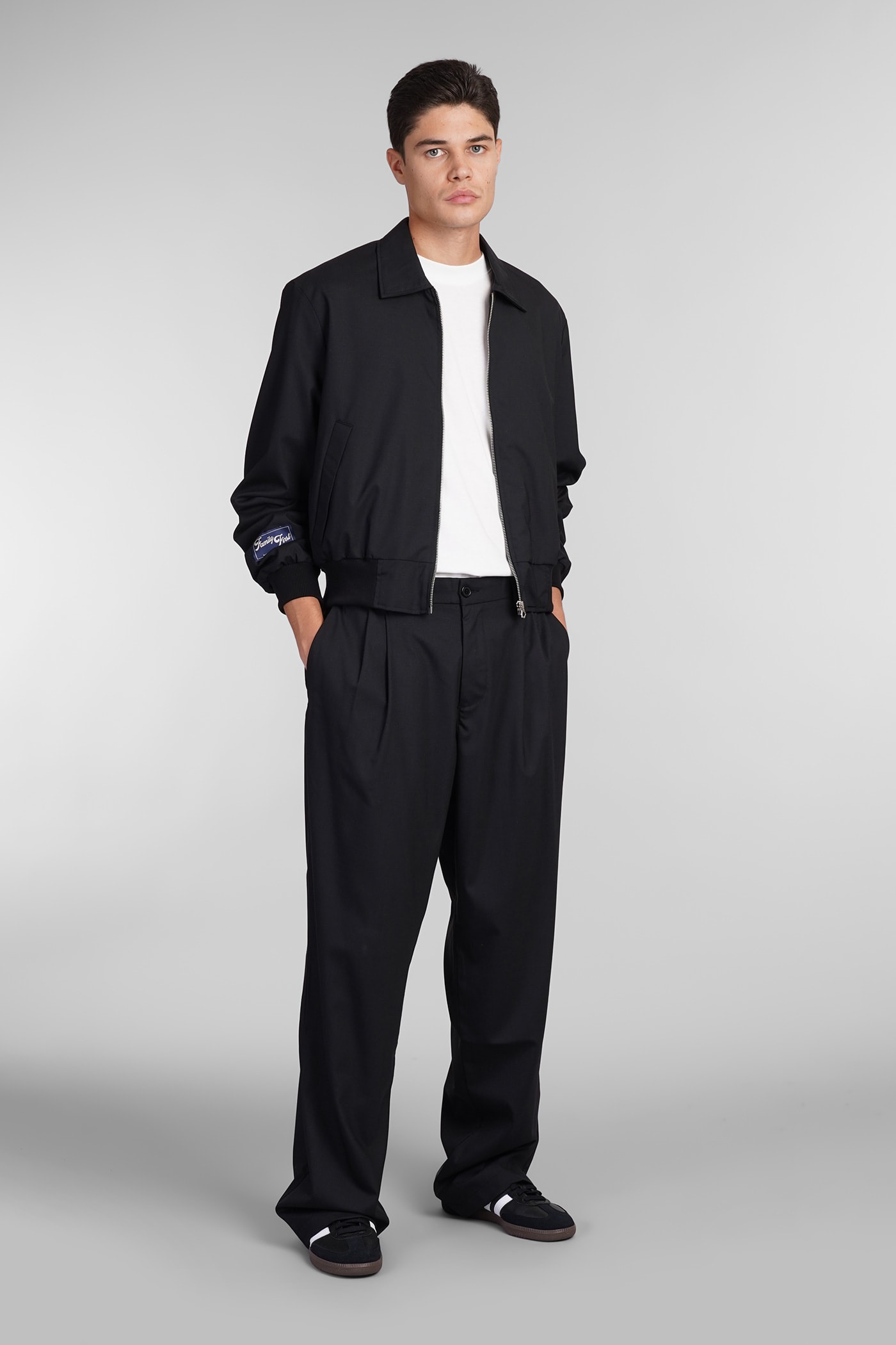 Shop Family First Milano Pants In Black Polyester