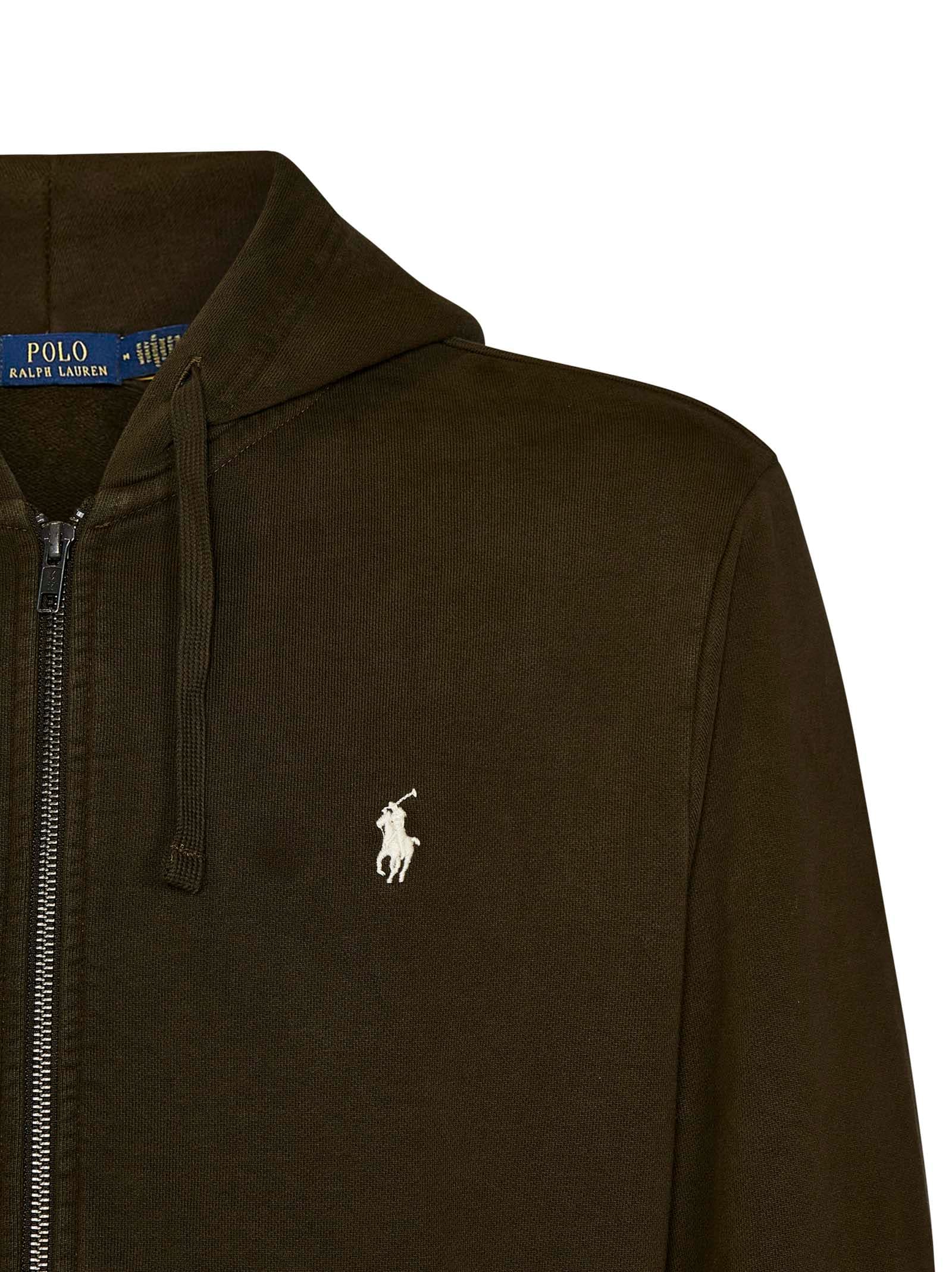 Shop Polo Ralph Lauren Sweatshirt In Green