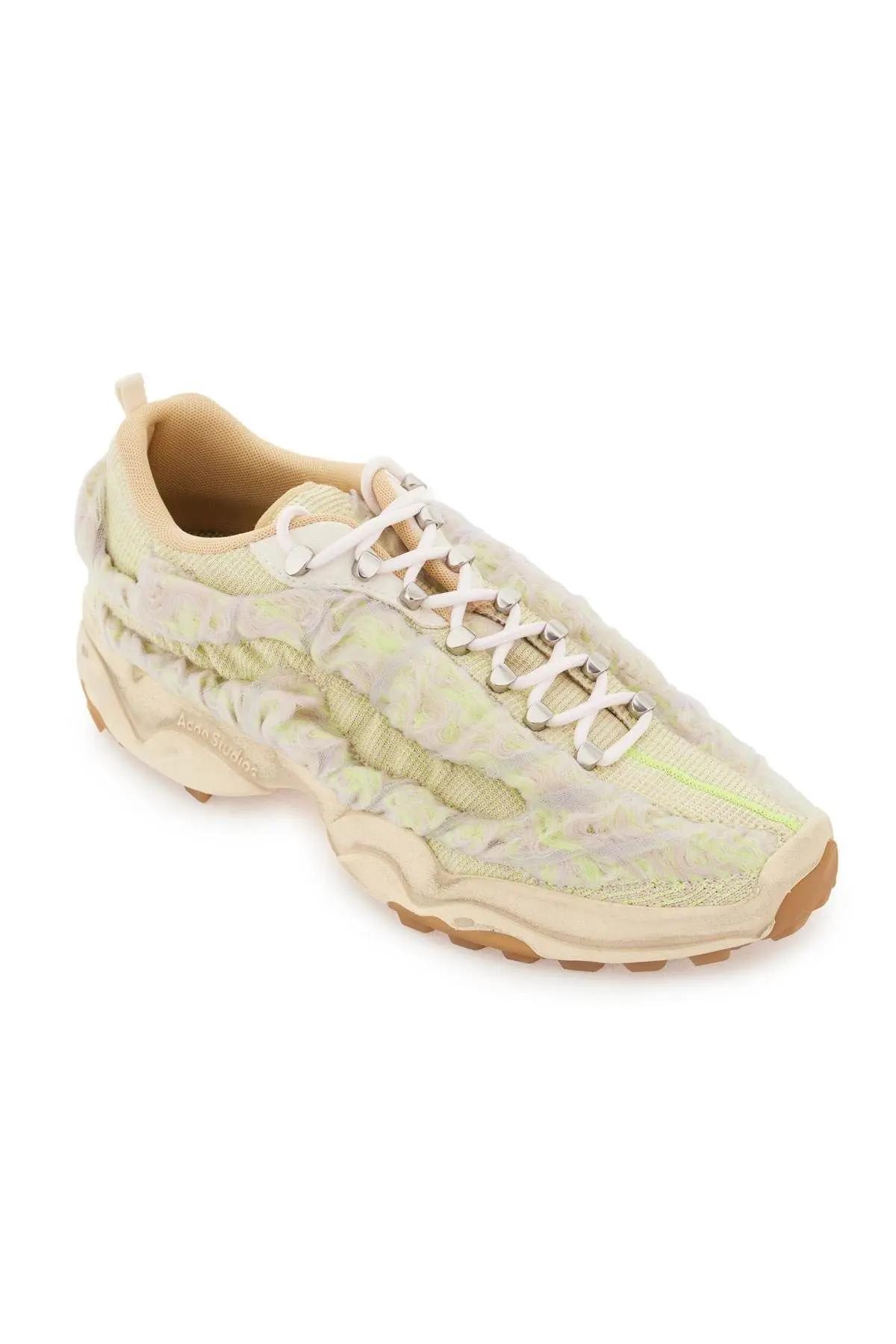 Acne Studios Men's Sneaker Bubba In Ecru/white