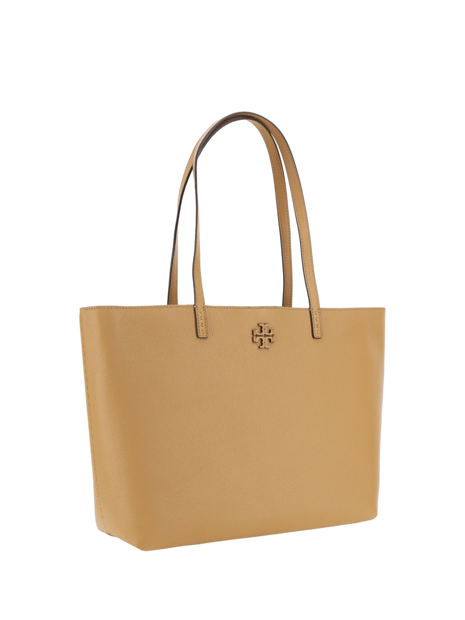 Tory Burch Mcgraw Shopper Bag In Beige