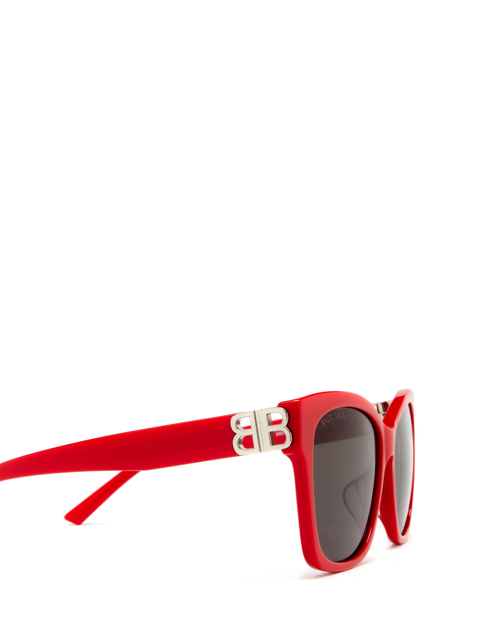 Shop Balenciaga Bb0102sa Red Sunglasses