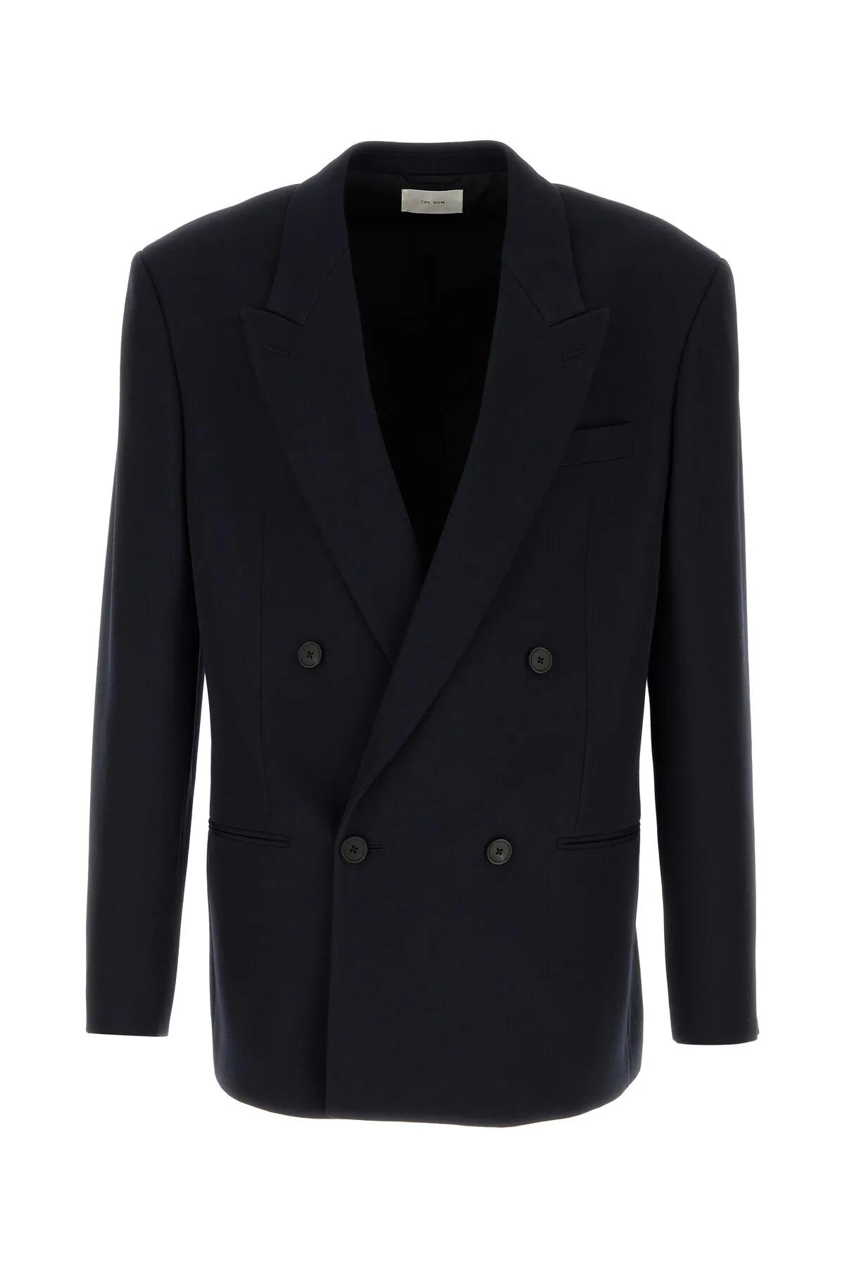 Navy Blue Wool Donnes Jacket