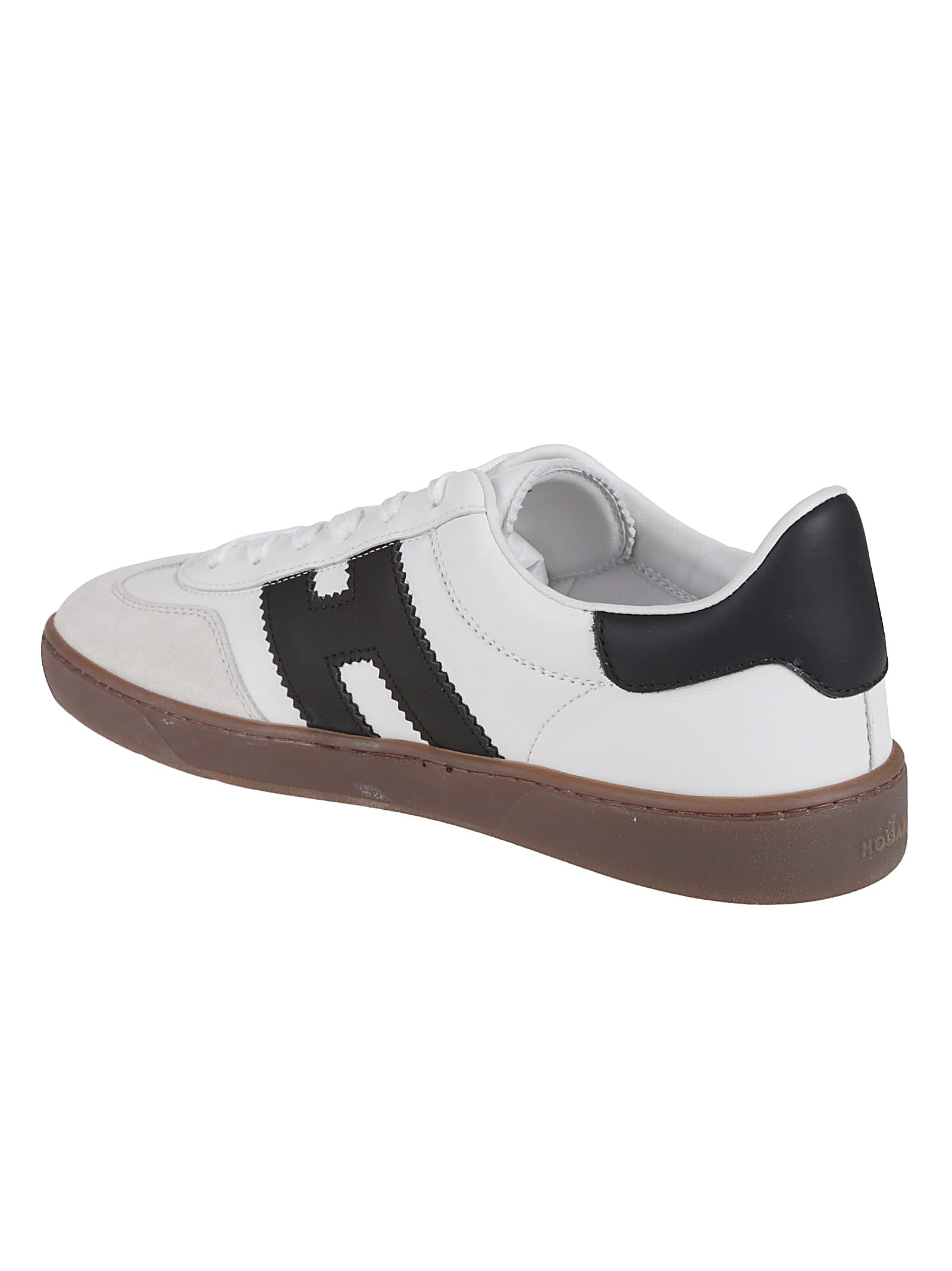 Hogan Sculpted Sneakers With Contrasting Accents In White