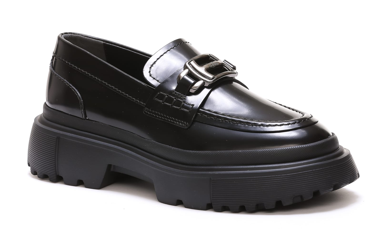 Shop Hogan H629 Loafers