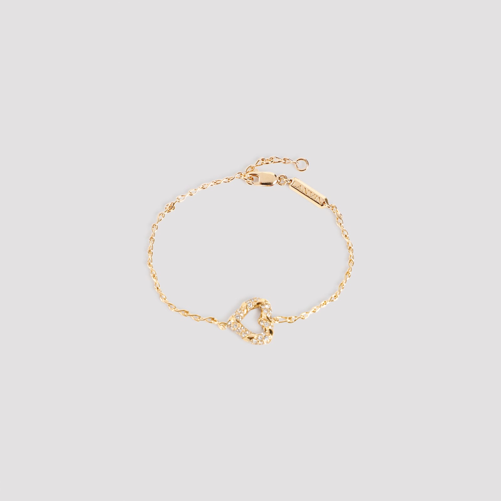 Lanvin Heart Shape Pendant Bracelet