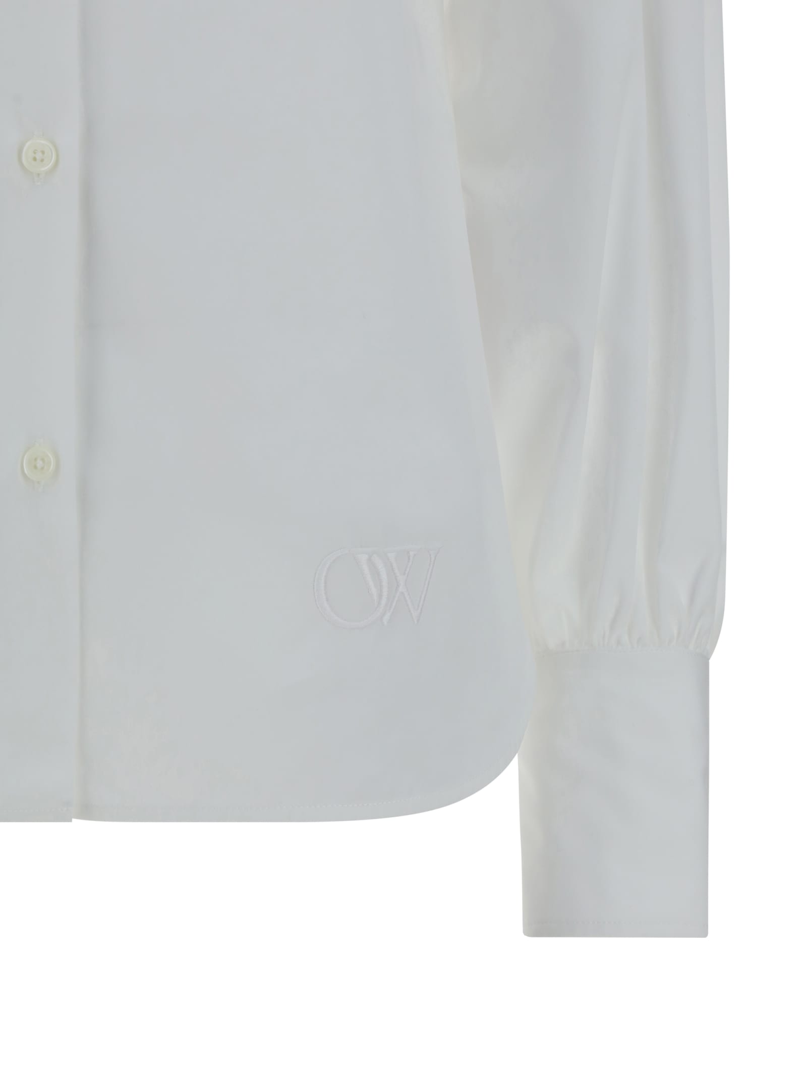 Shop Off-white Shirt In Bianco