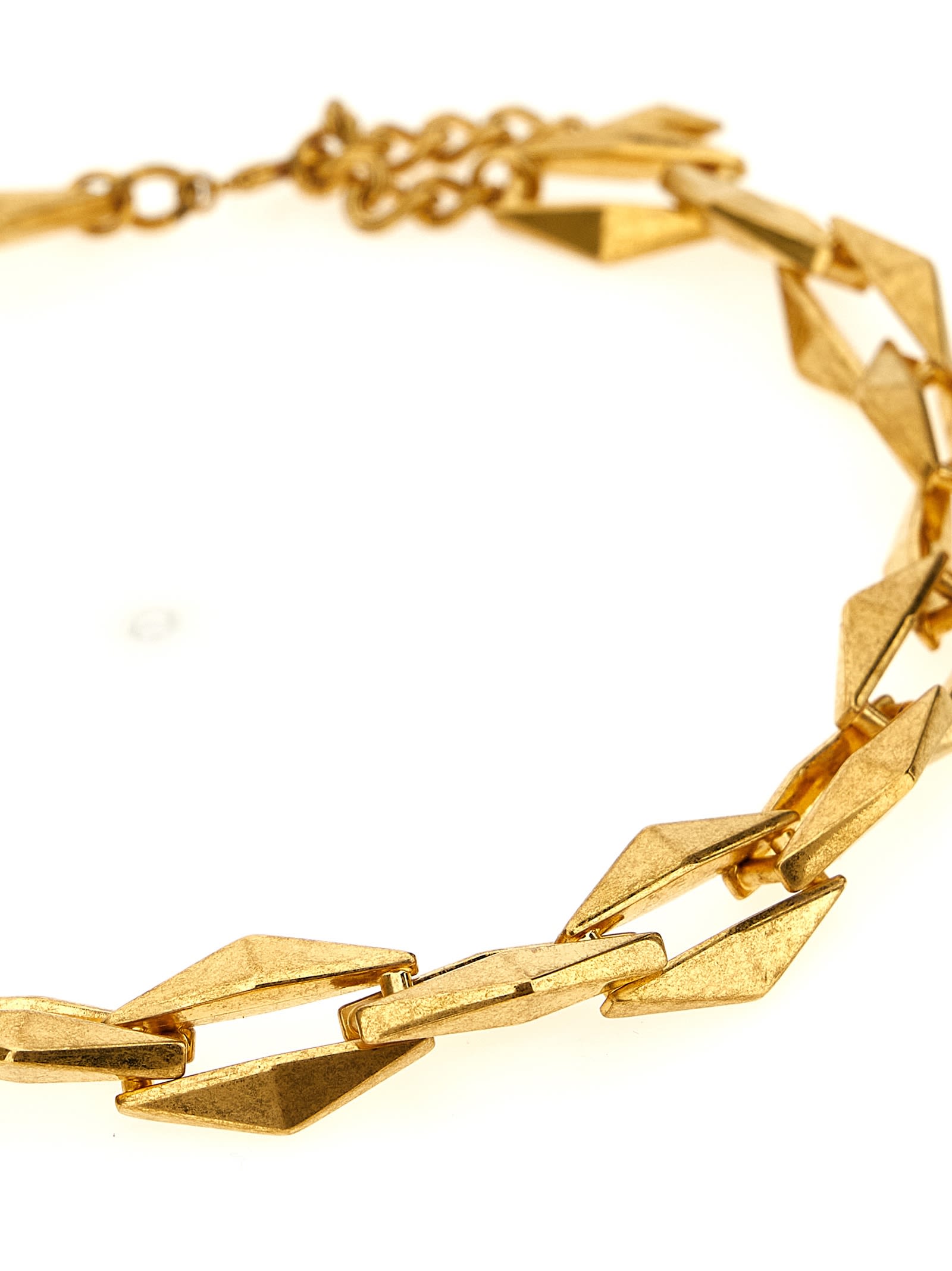 Jimmy Choo Diamond Chain Necklace In Gold