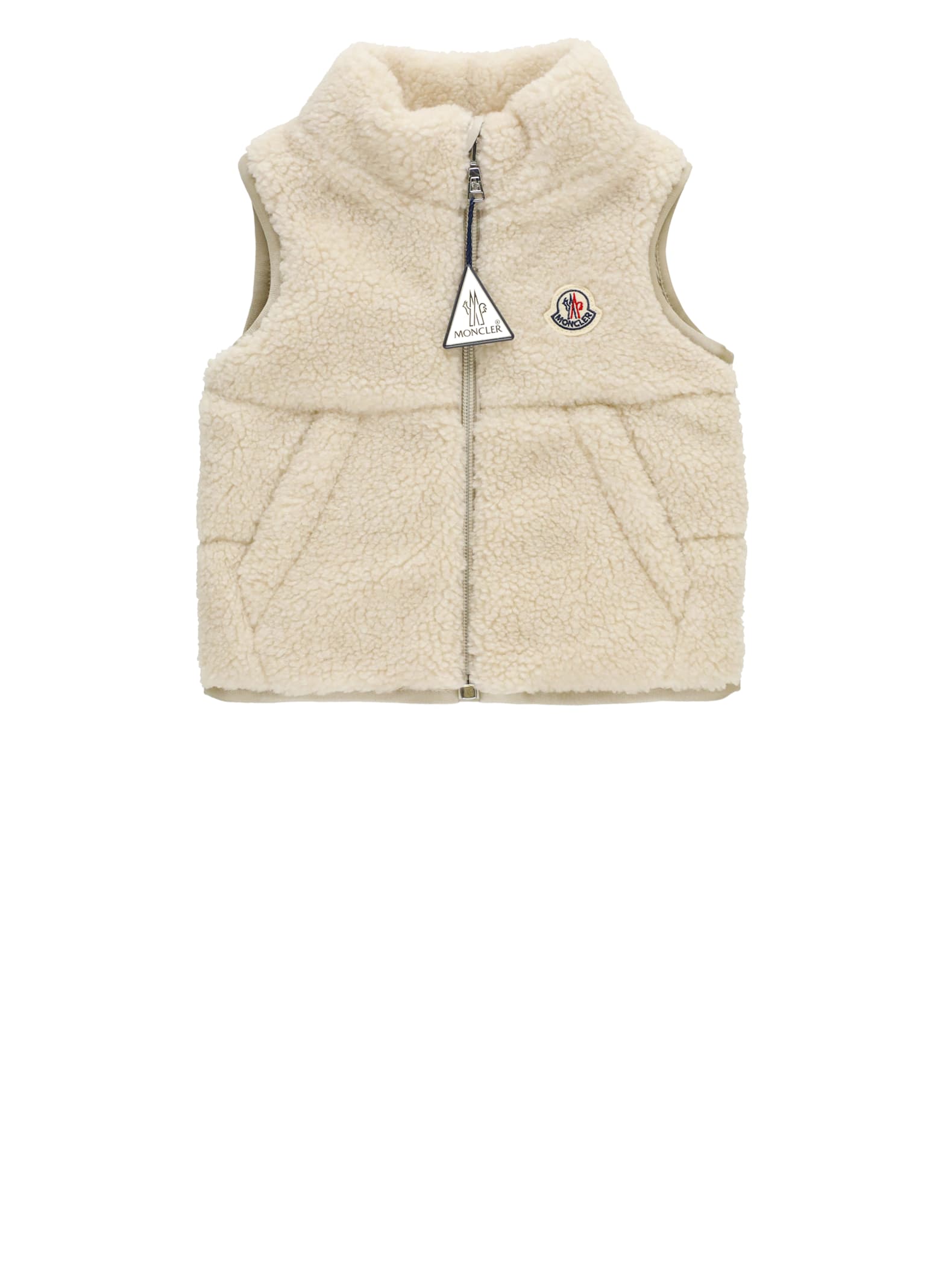 Moncler Ernst Vest In Neutral