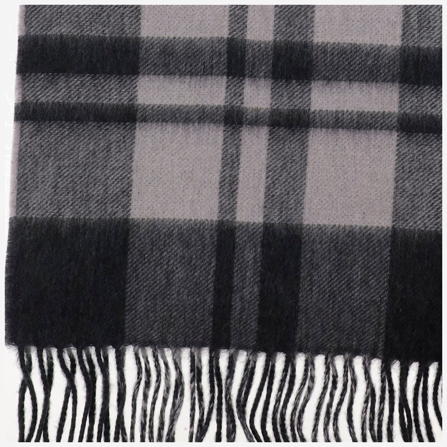 Alex Begg Cashmere Scarf With Check Pattern In Red