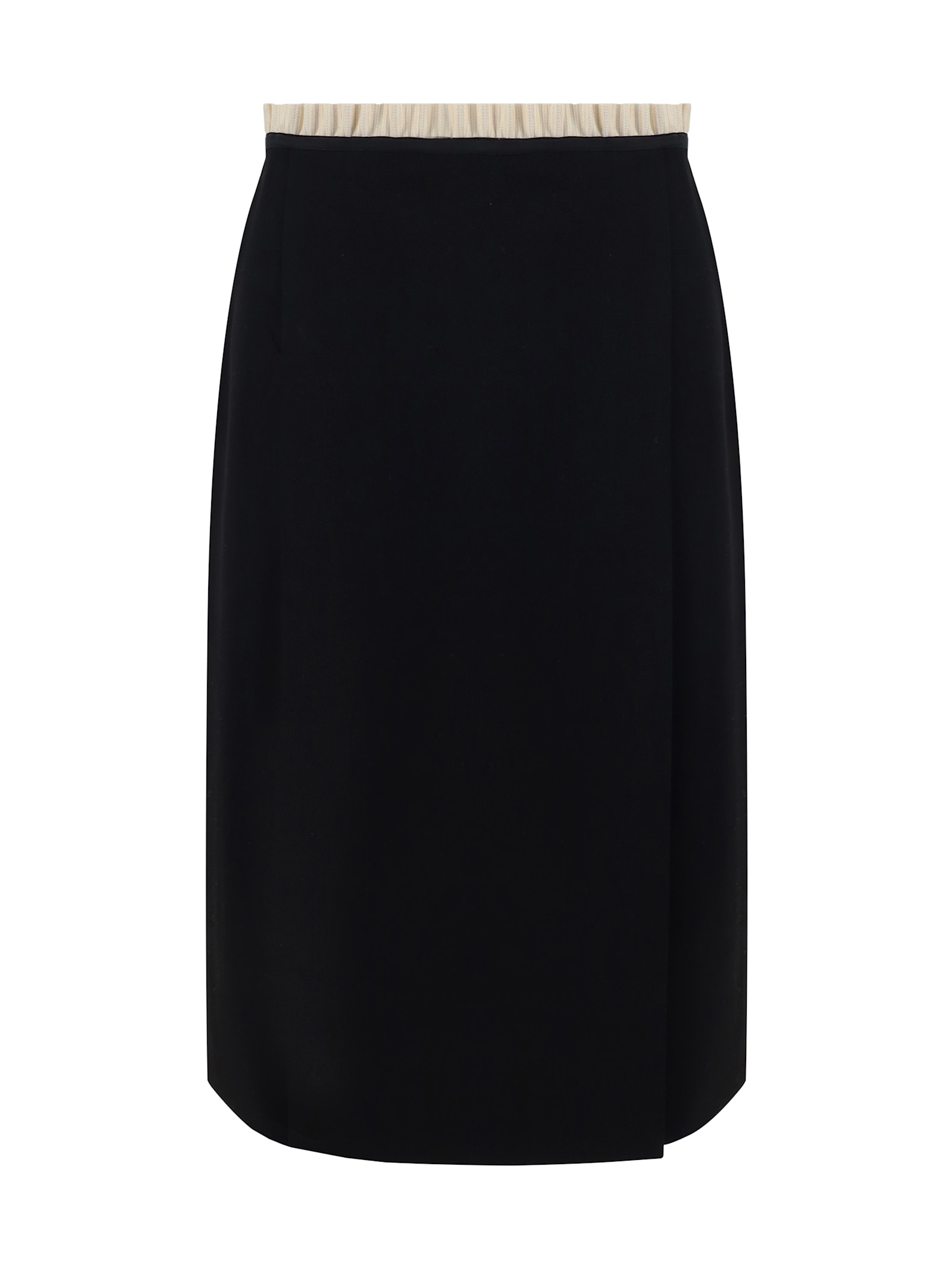 Asymmetric Midi Skirt