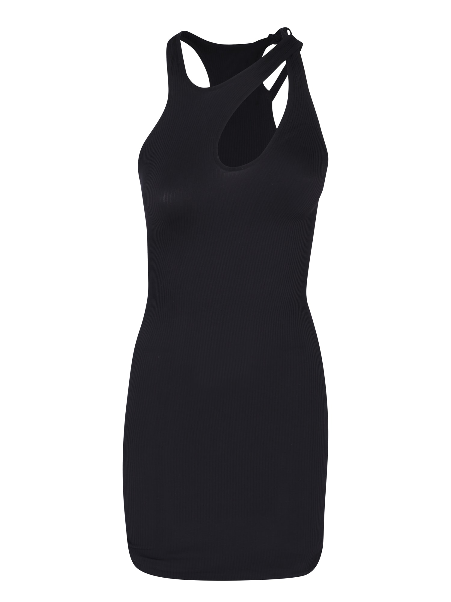 ANDREĀDAMO Cut-out Details Black Dress