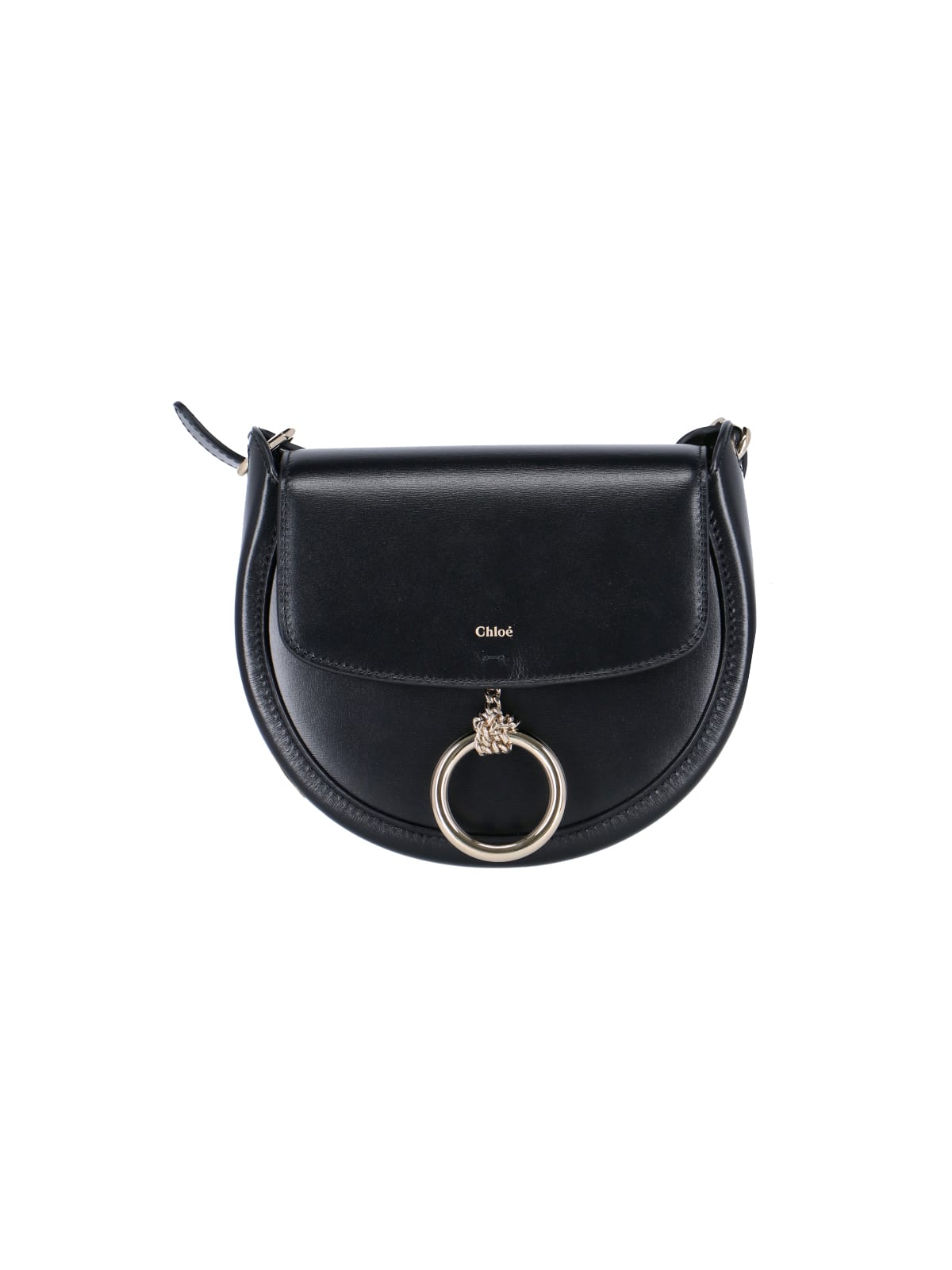 Shop Chloé Arl Eugene Small Crossbody Bag In Black