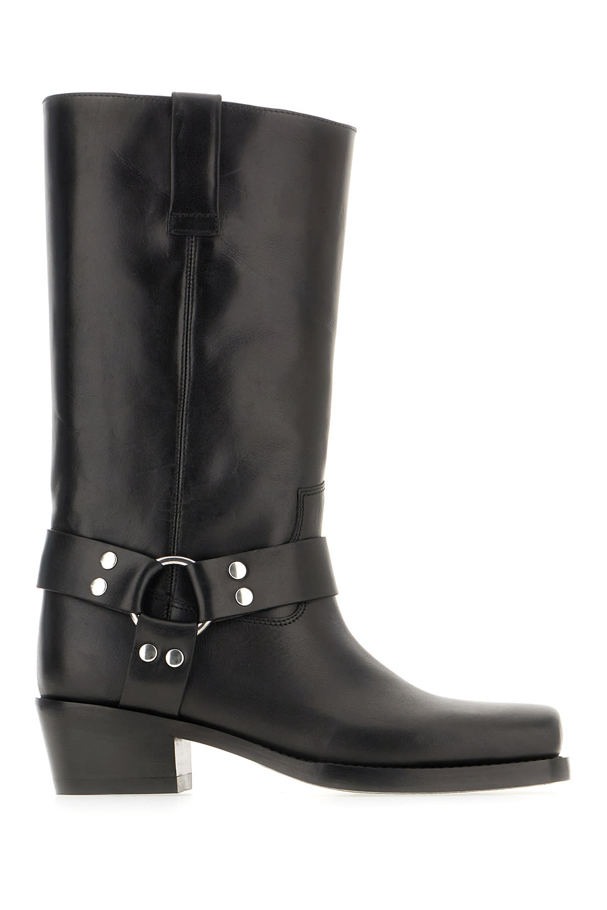 Paris Texas Black Leather Roxy Boots