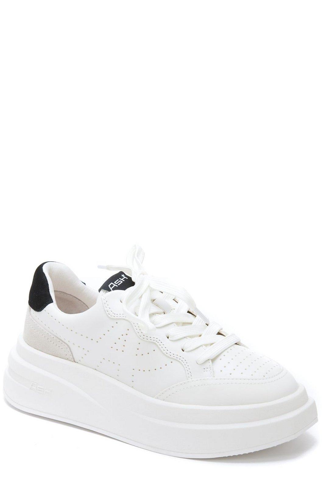 Shop Ash Impuls Low-top Platform Sneakers In White Talco Black