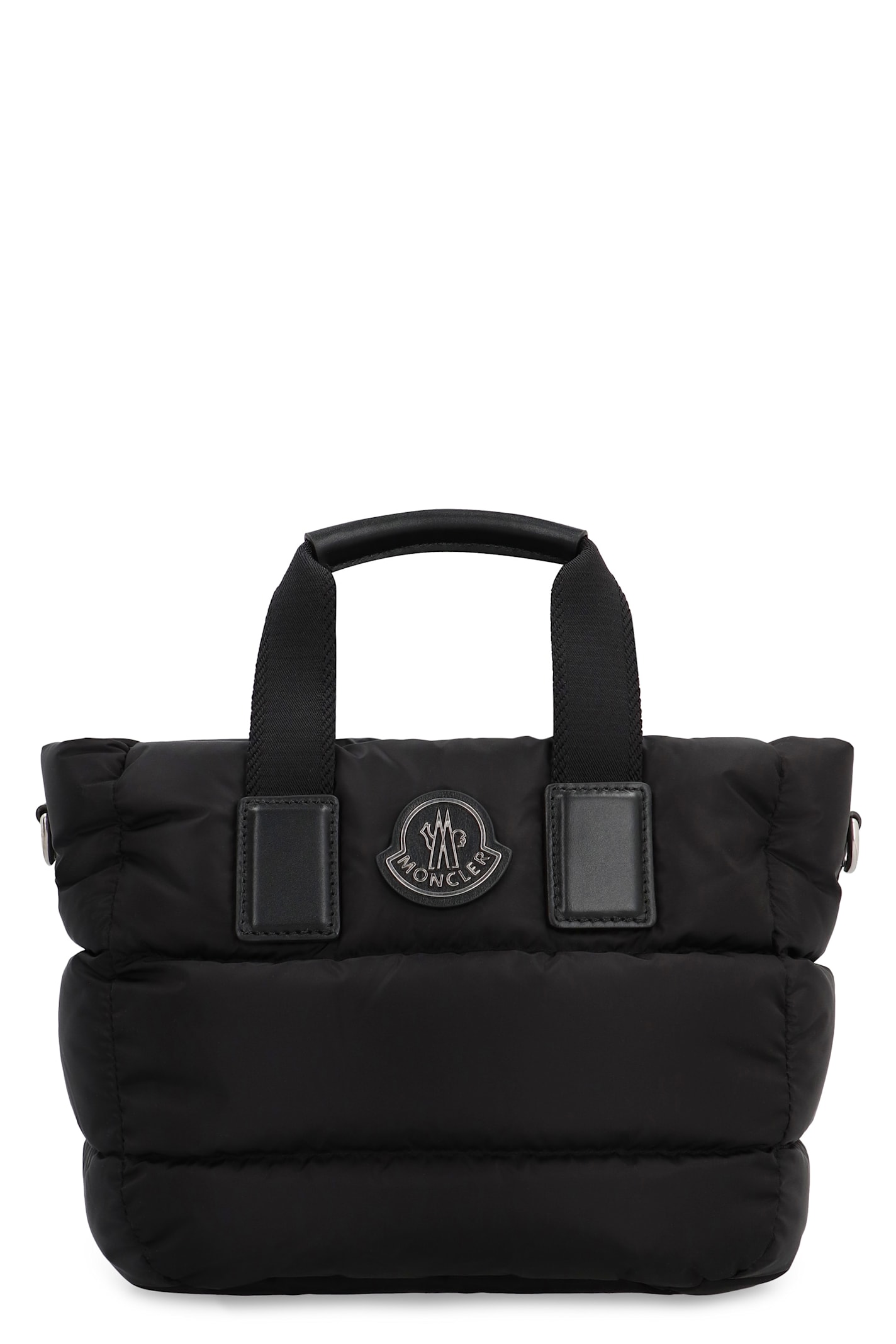 Moncler Mini Caradoc Tote Bag In Black