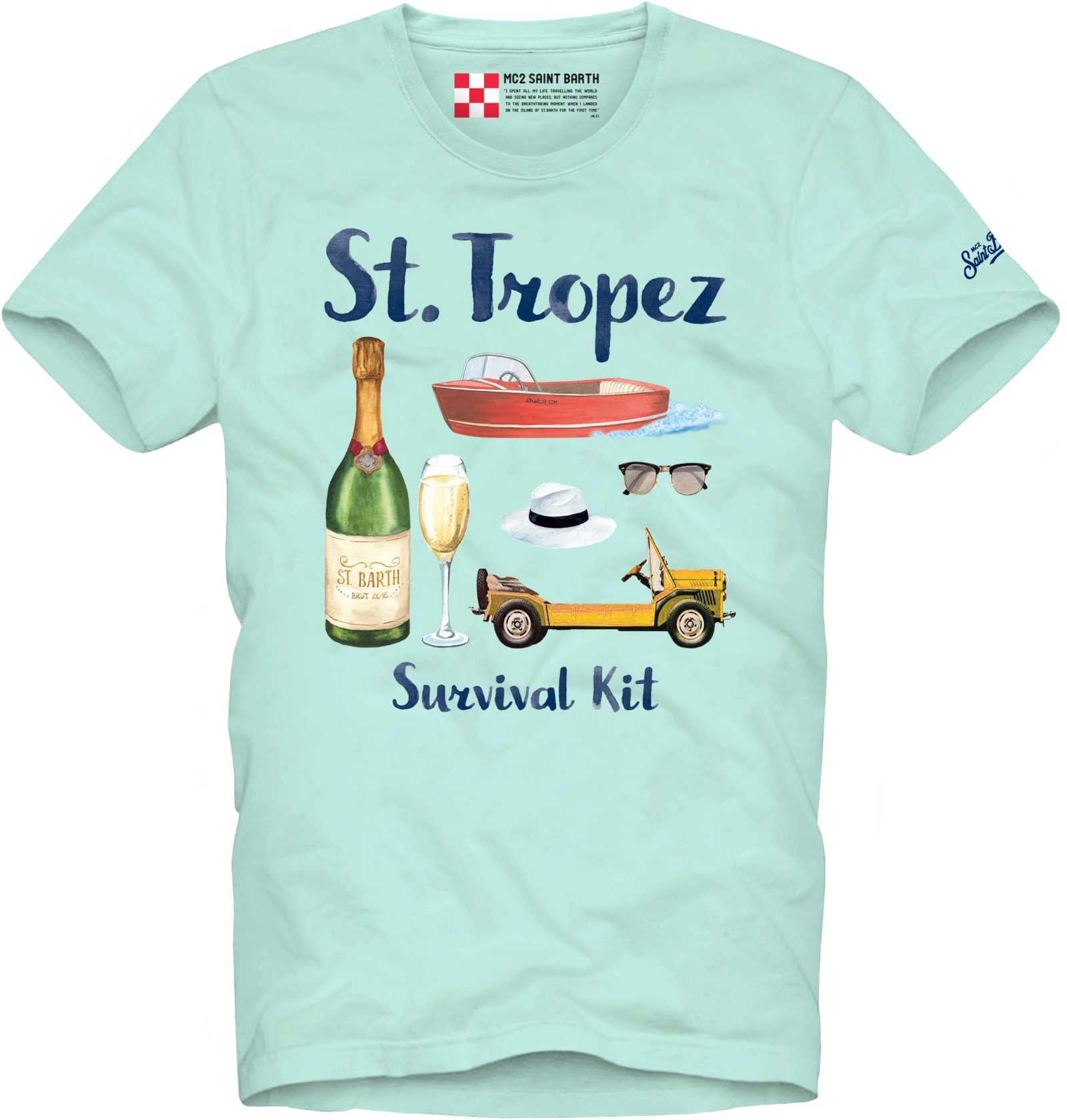MC2 Saint Barth St Tropez Survival Kit Printed Man T-shirt