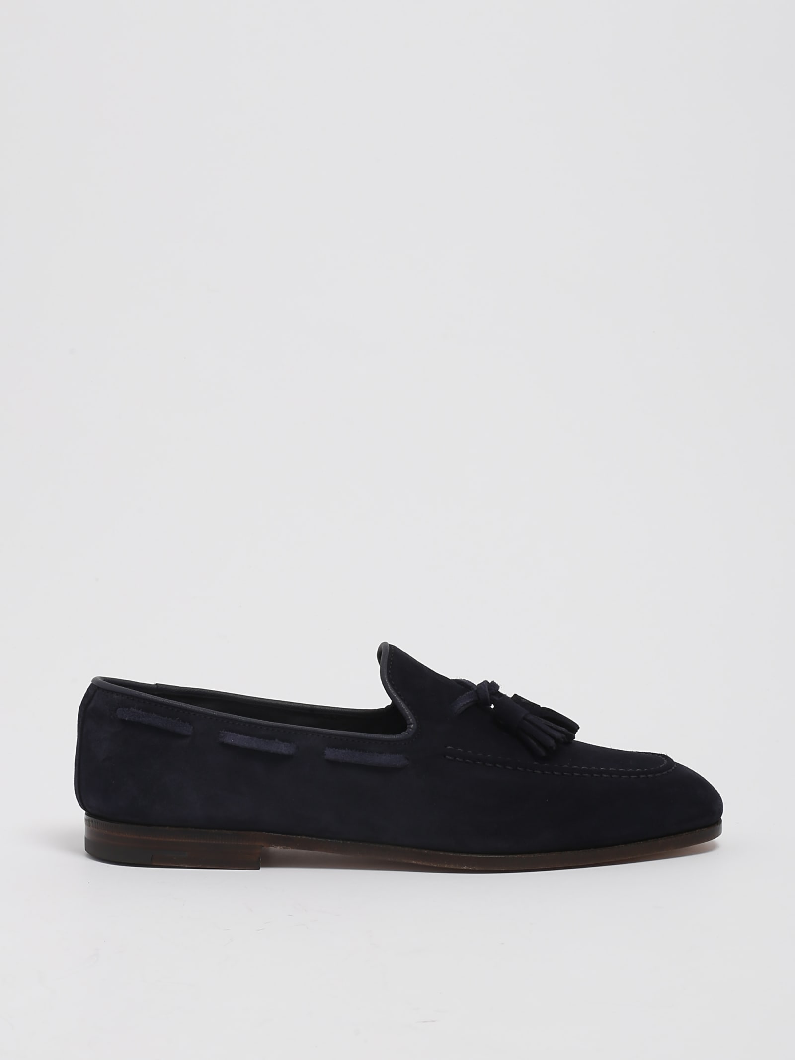 Shop Church's Mocassino Loafers In Navy