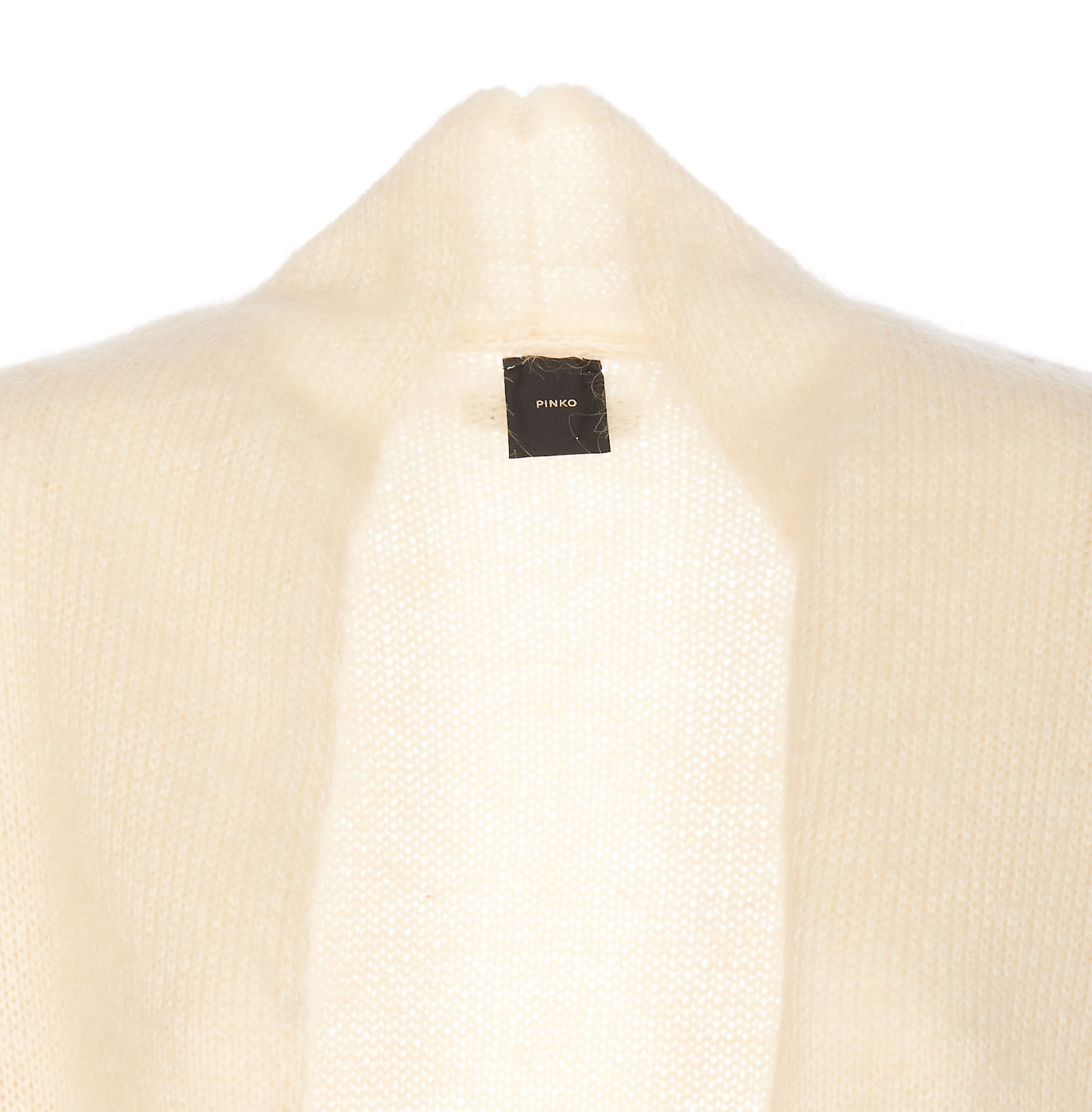 Shop Pinko Cornish Rex Cardigan In White