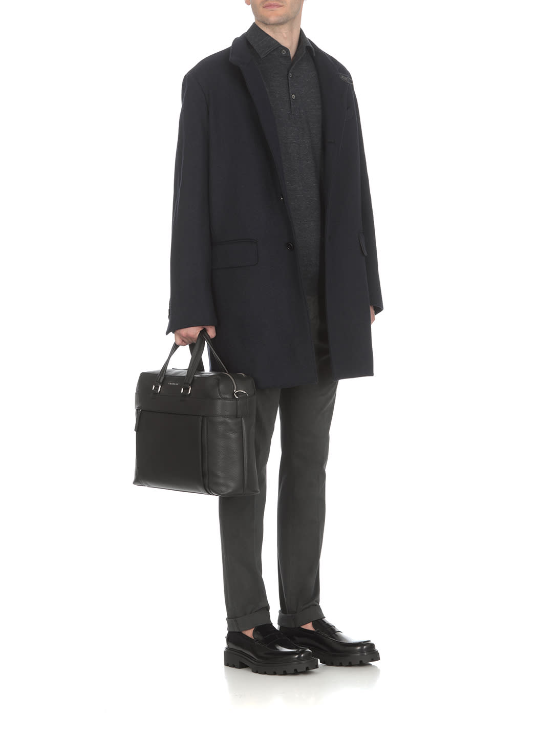 Dondup Gaubert Cotton Chino Trousers In Grey