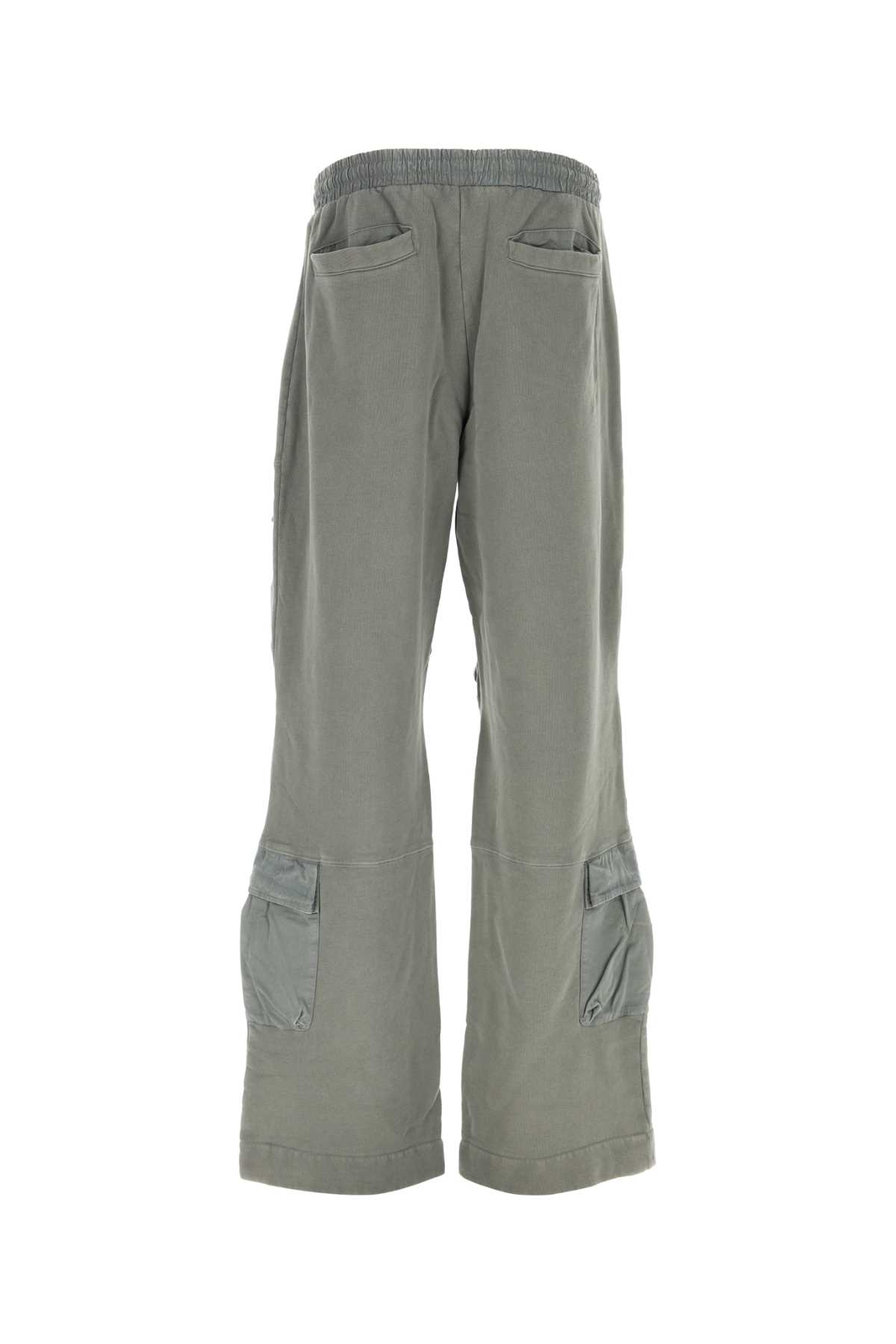 Shop Entire Studios Sage Green Cotton Joggers In Grey