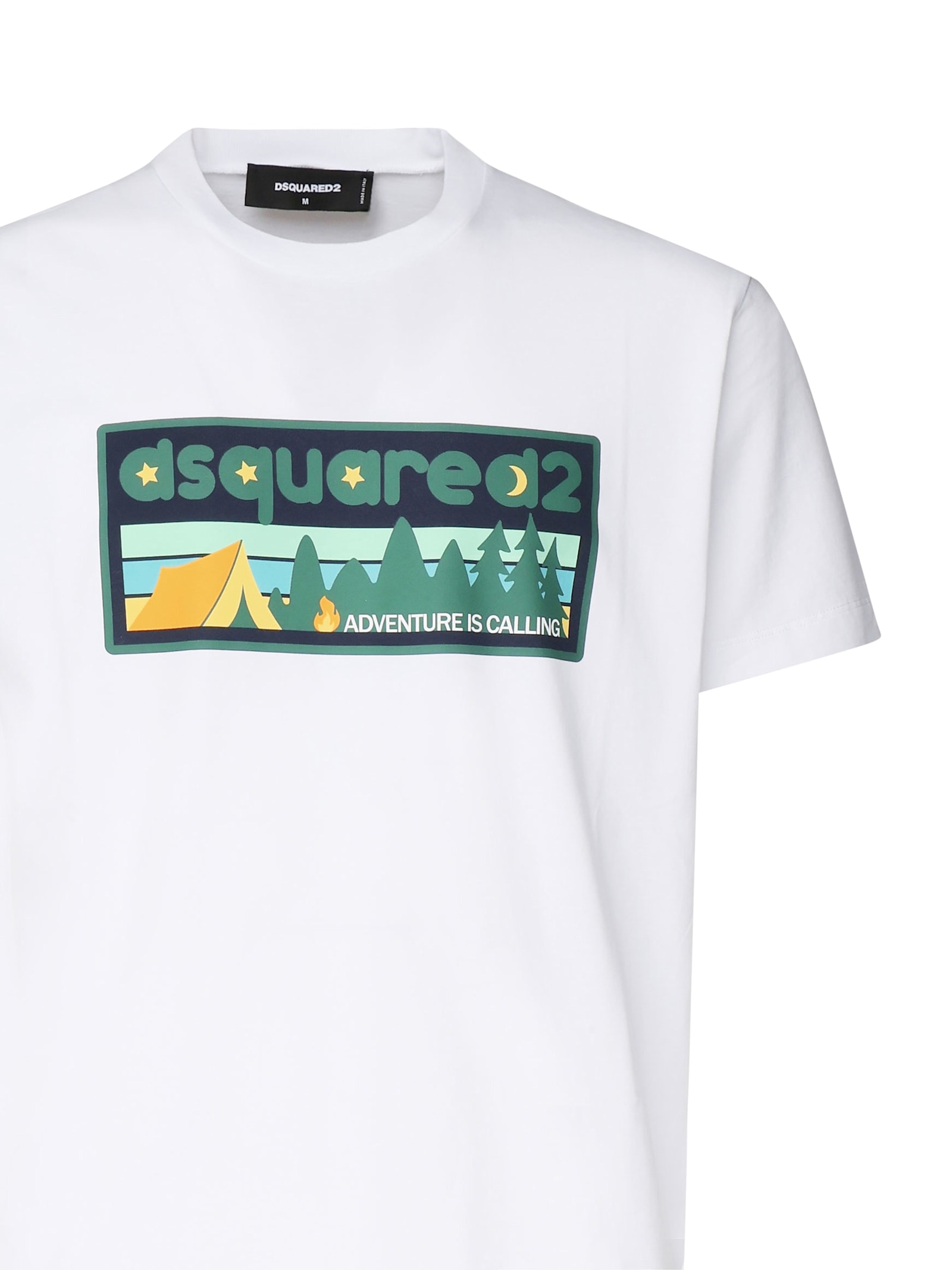 Dsquared2 Cool Fit Cotton T-shirt In White
