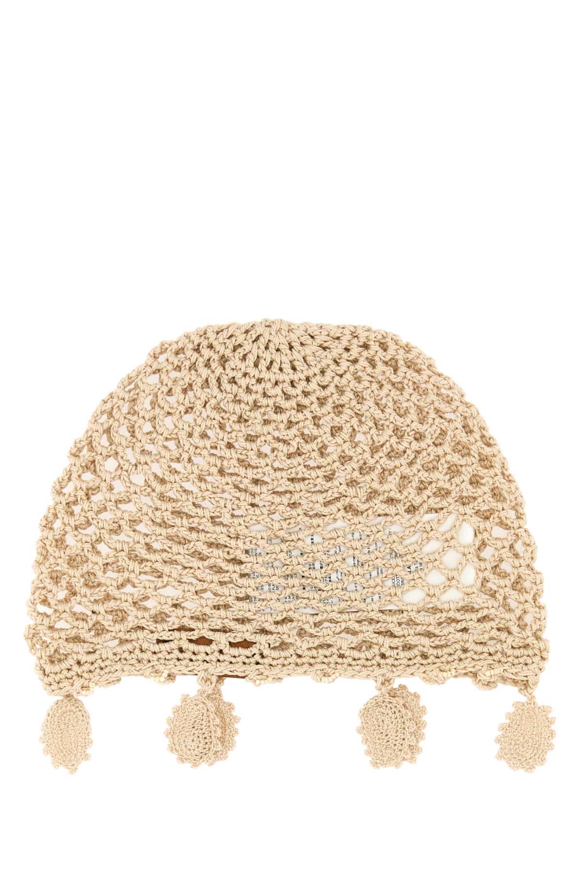 Shop Alanui Sand Crochet Love Letter To India Hat In 0300
