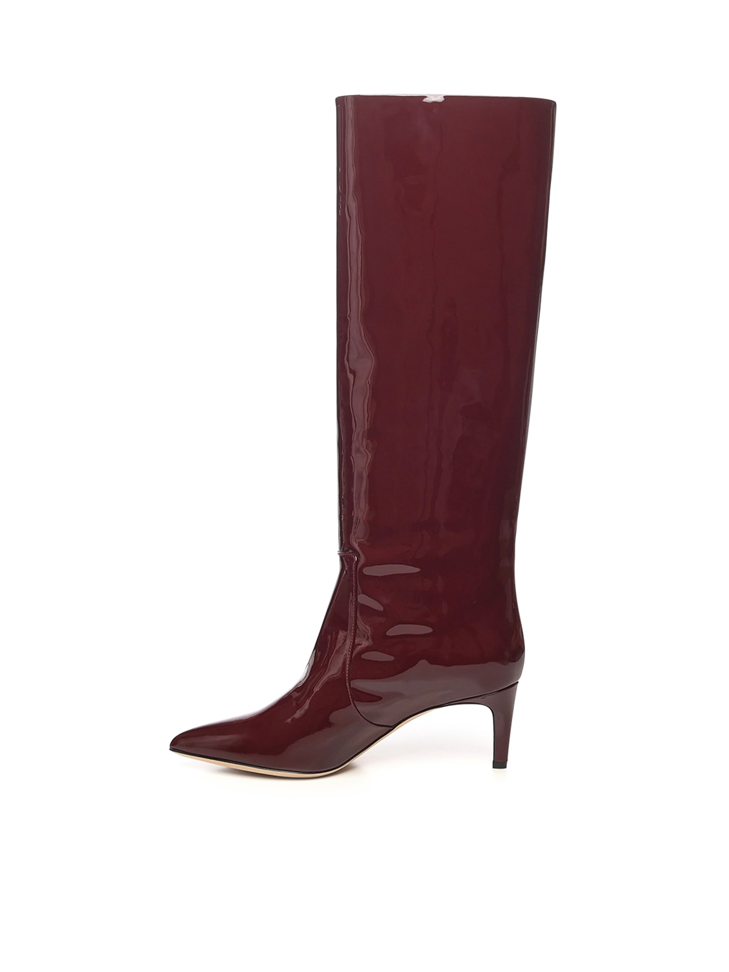Paris Texas Patent Leather Stiletto Boots In Multi