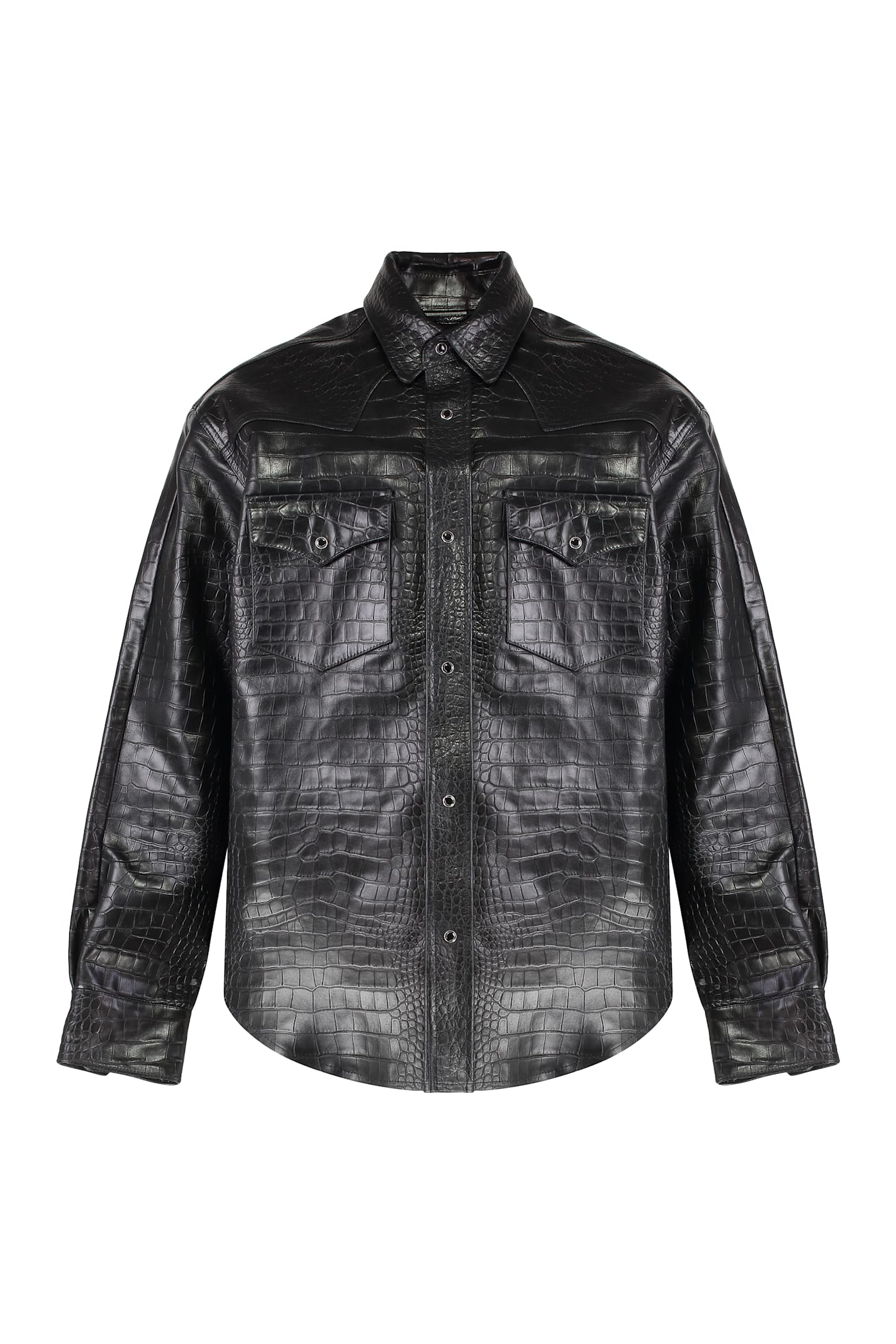 Leather Overshirt