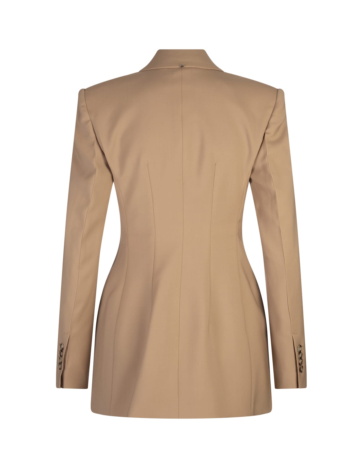 Shop Sportmax Beige Adamo Blazer In Brown