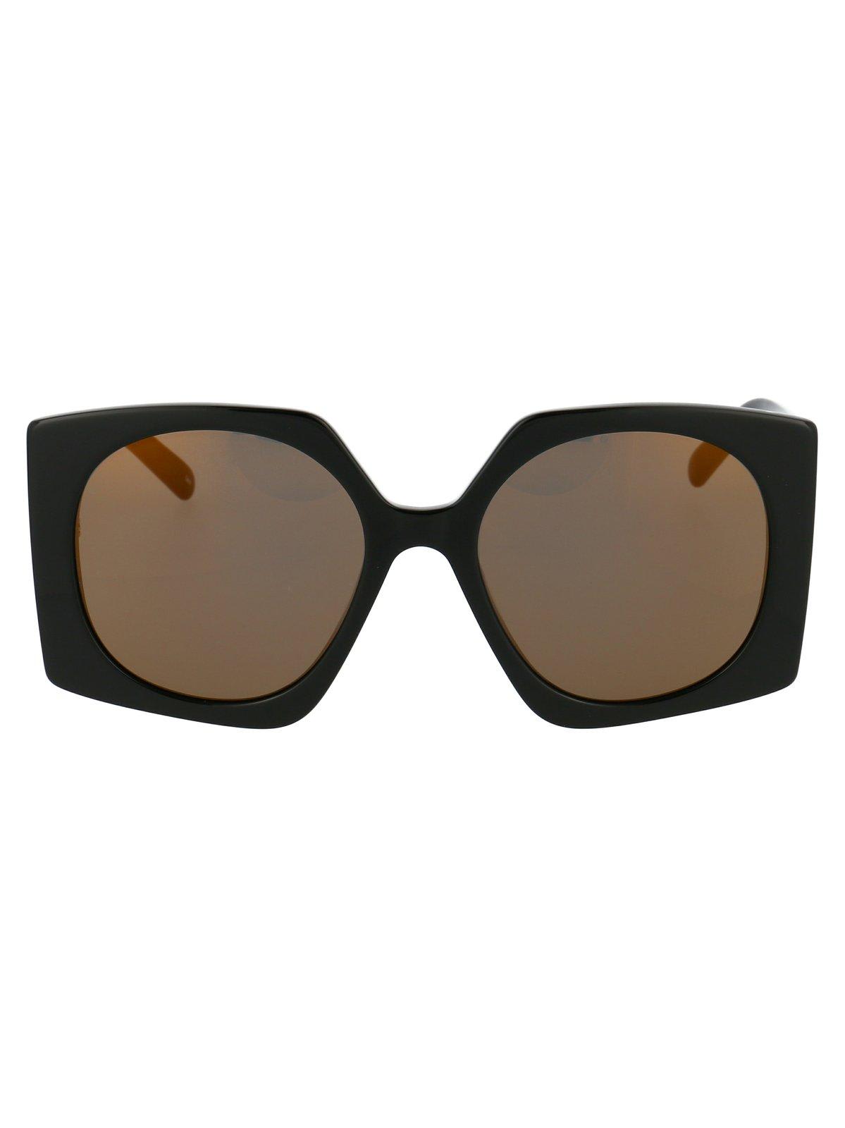 Courrèges Oversized Sunglasses In Gray