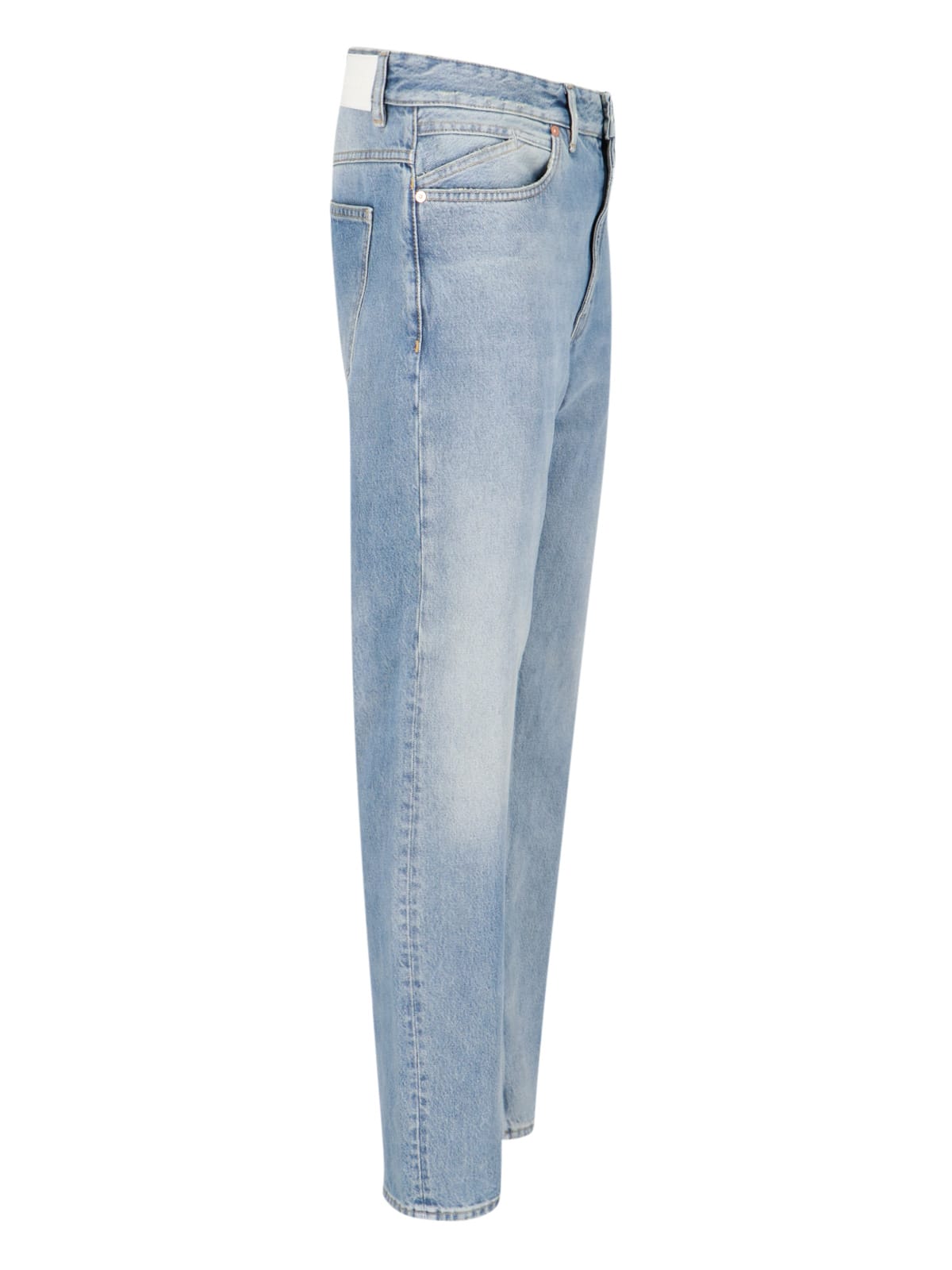 Shop Closed Straight Cooper True Jeans In Light Blue