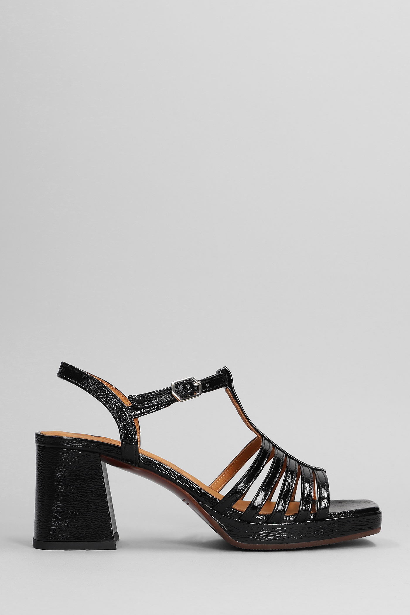 Chie Mihara Genial Sandals In Black Leather