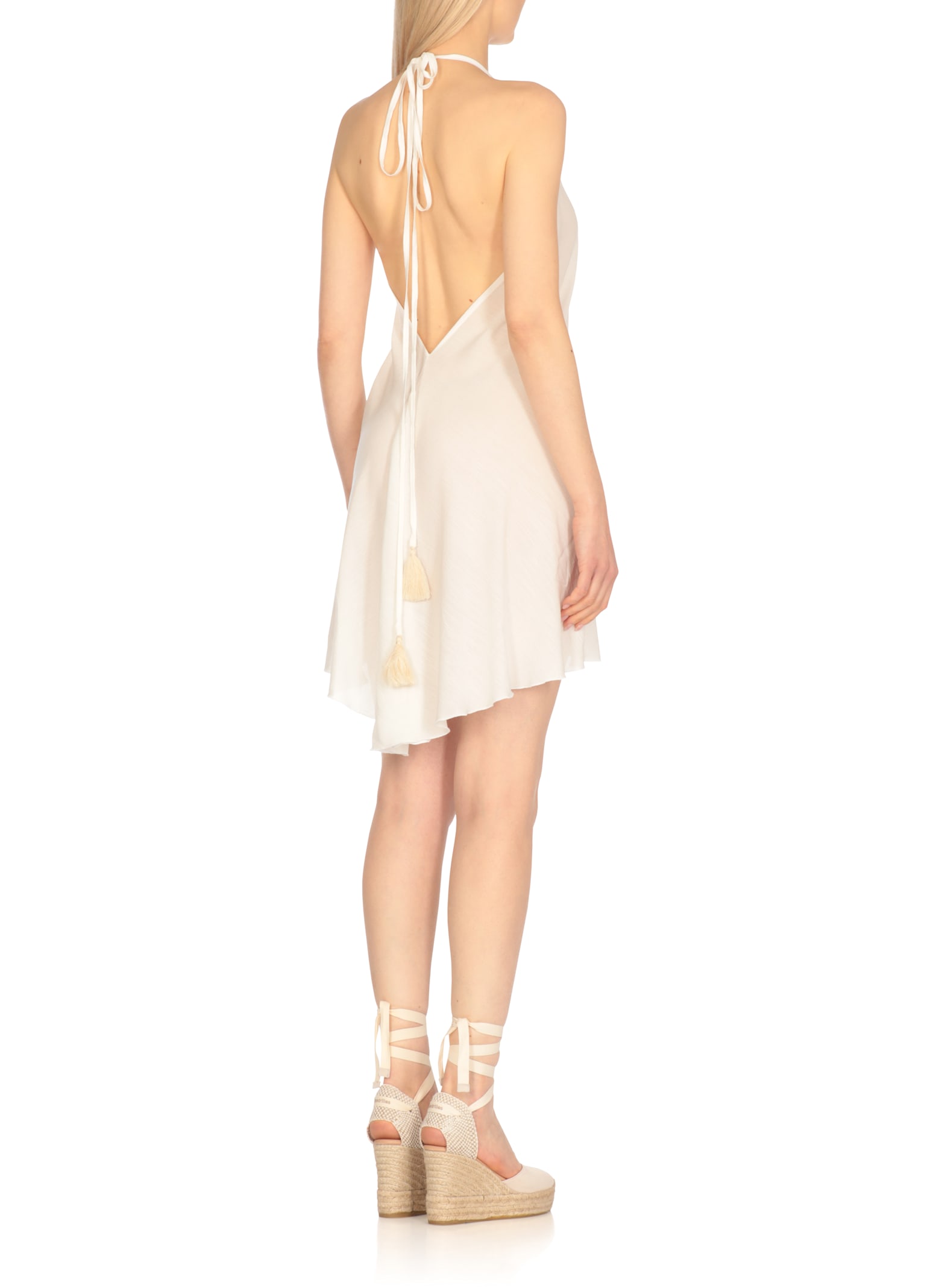 Miss Bikini One-shoulder Dress With Embroidery