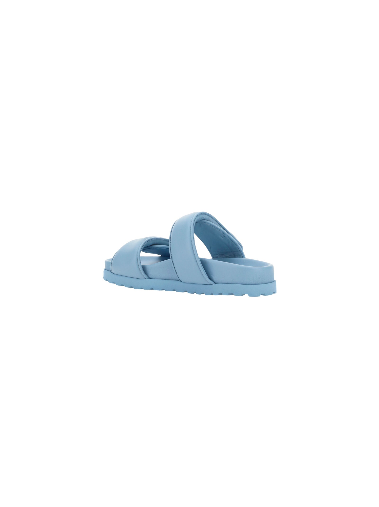 Shop Gia Borghini Sandal In Blue