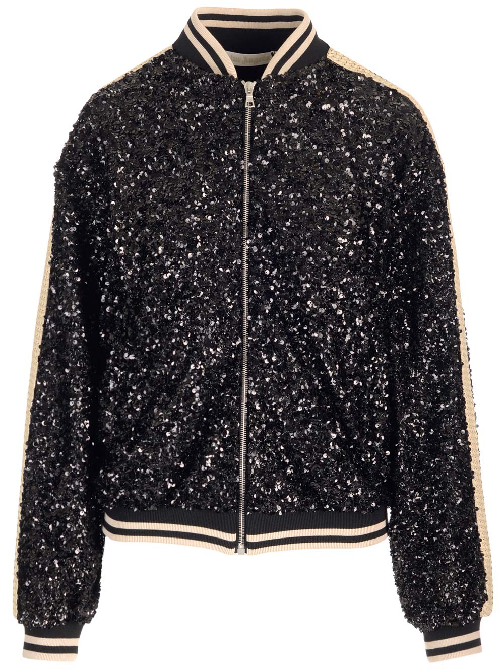 Shop Palm Angels Soiree Bomber Jacket In Black Off