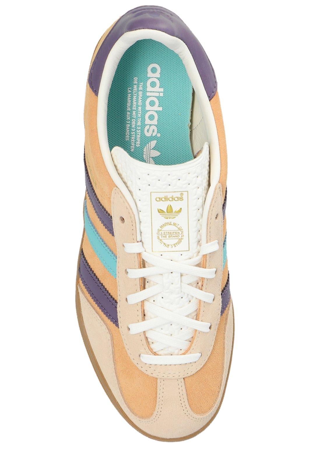 Adidas Originals Gazelle Lace-up Sneakers In Orange