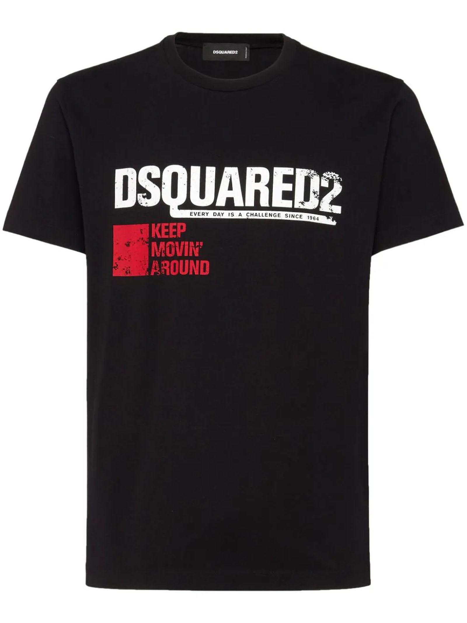 Shop Dsquared2 T-shirts And Polos Black