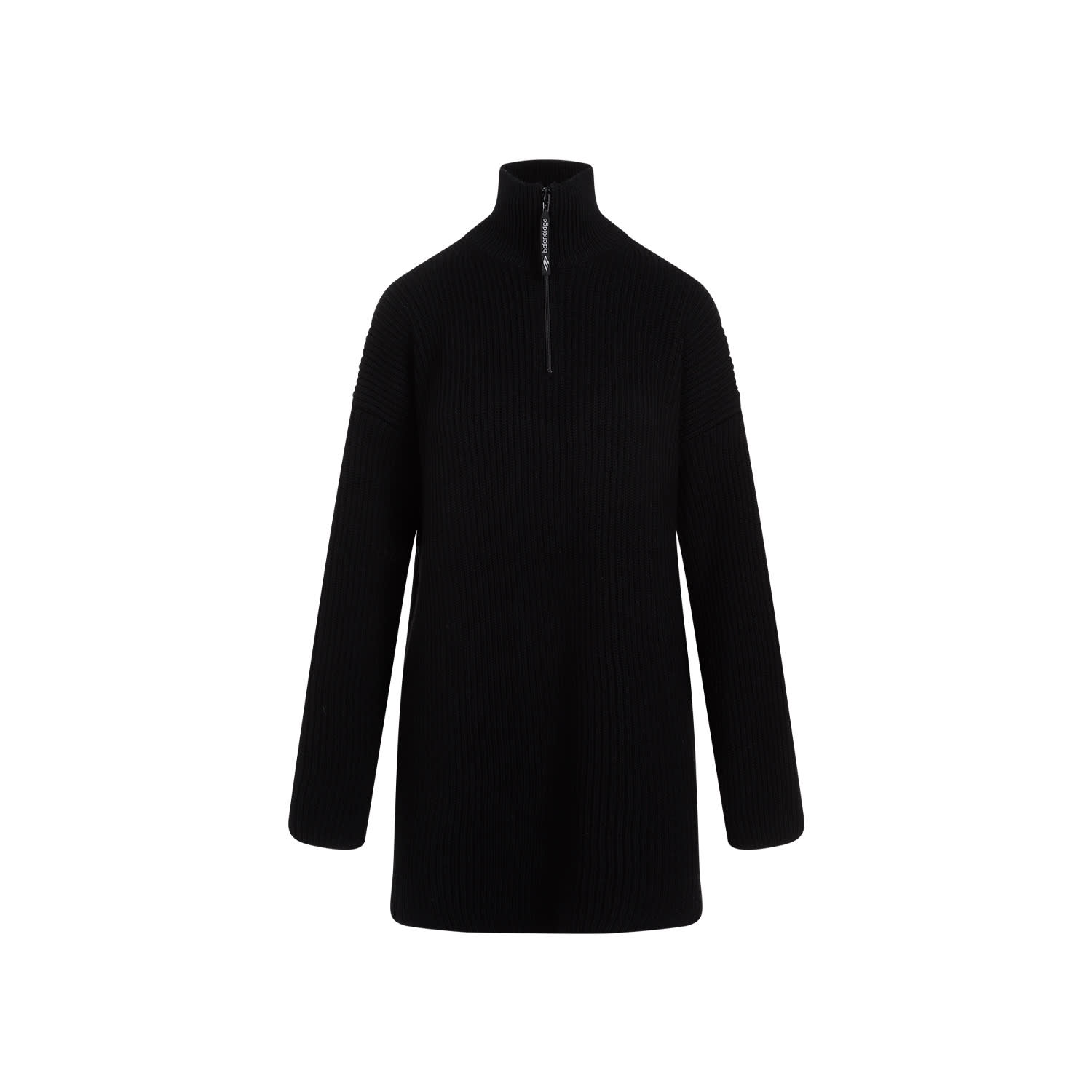 Shop Balenciaga Wool Pullover In Black