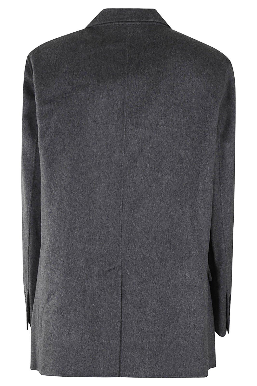 Shop Theory Single-breasted Tailored Blazer In Grey