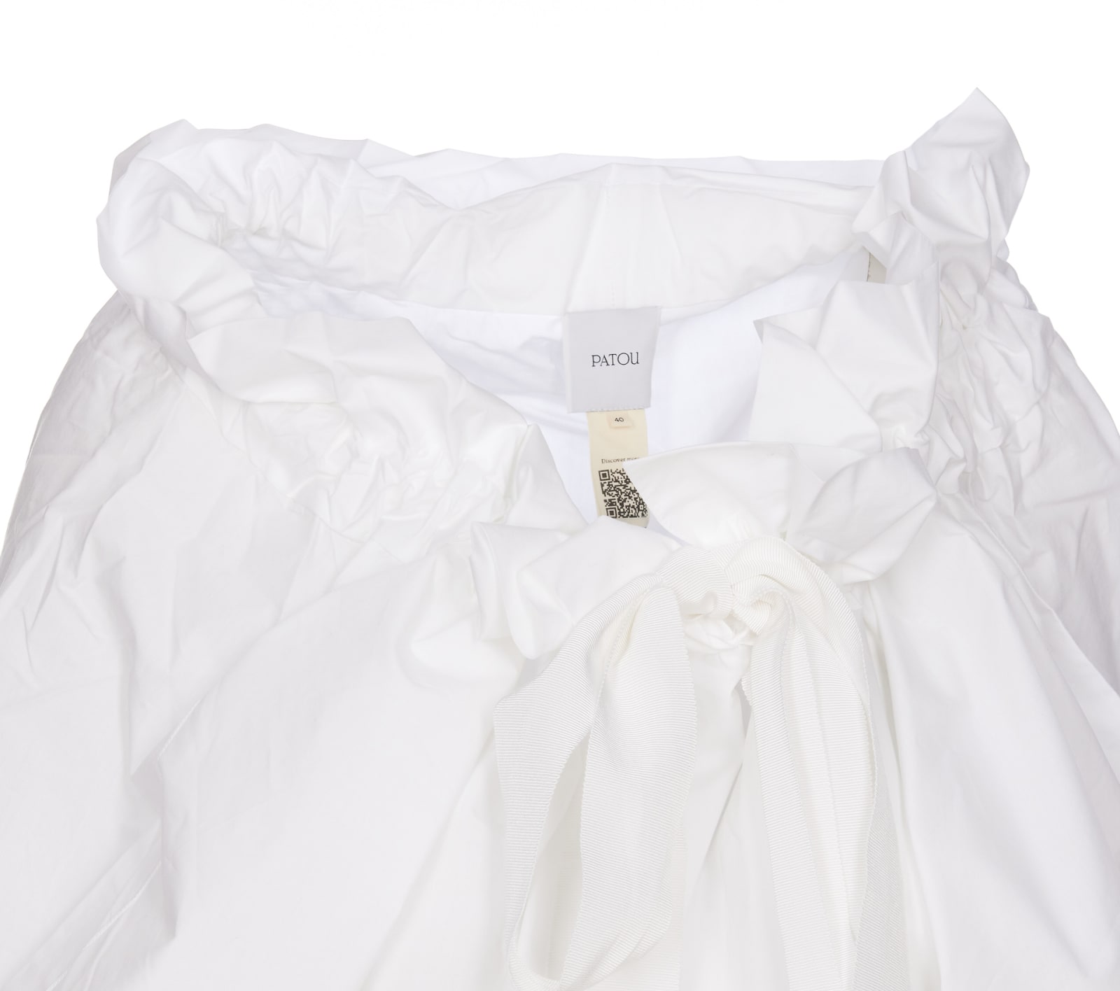 Shop Patou Shirt In Bianco