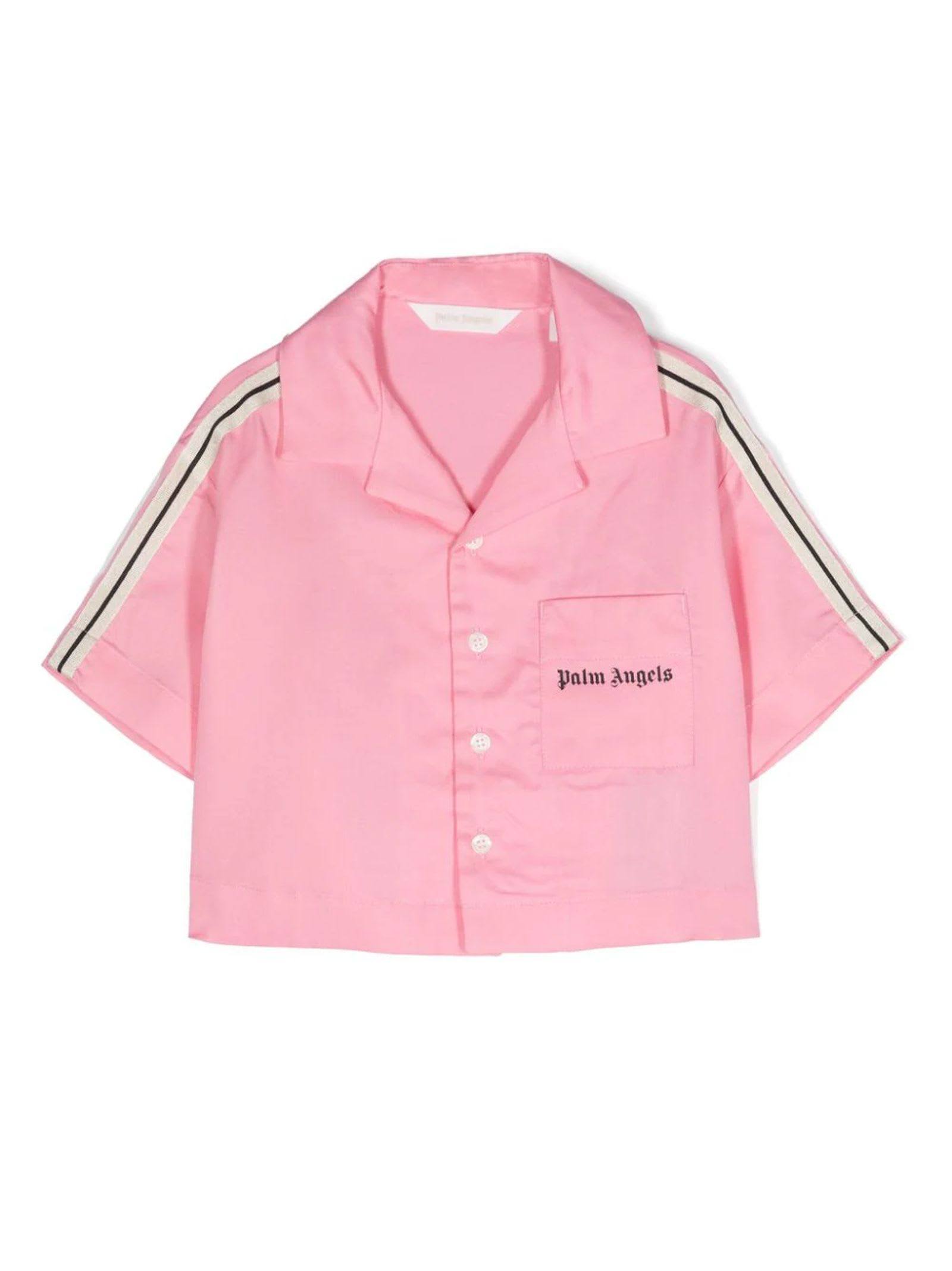 Shop Palm Angels Shirts Pink